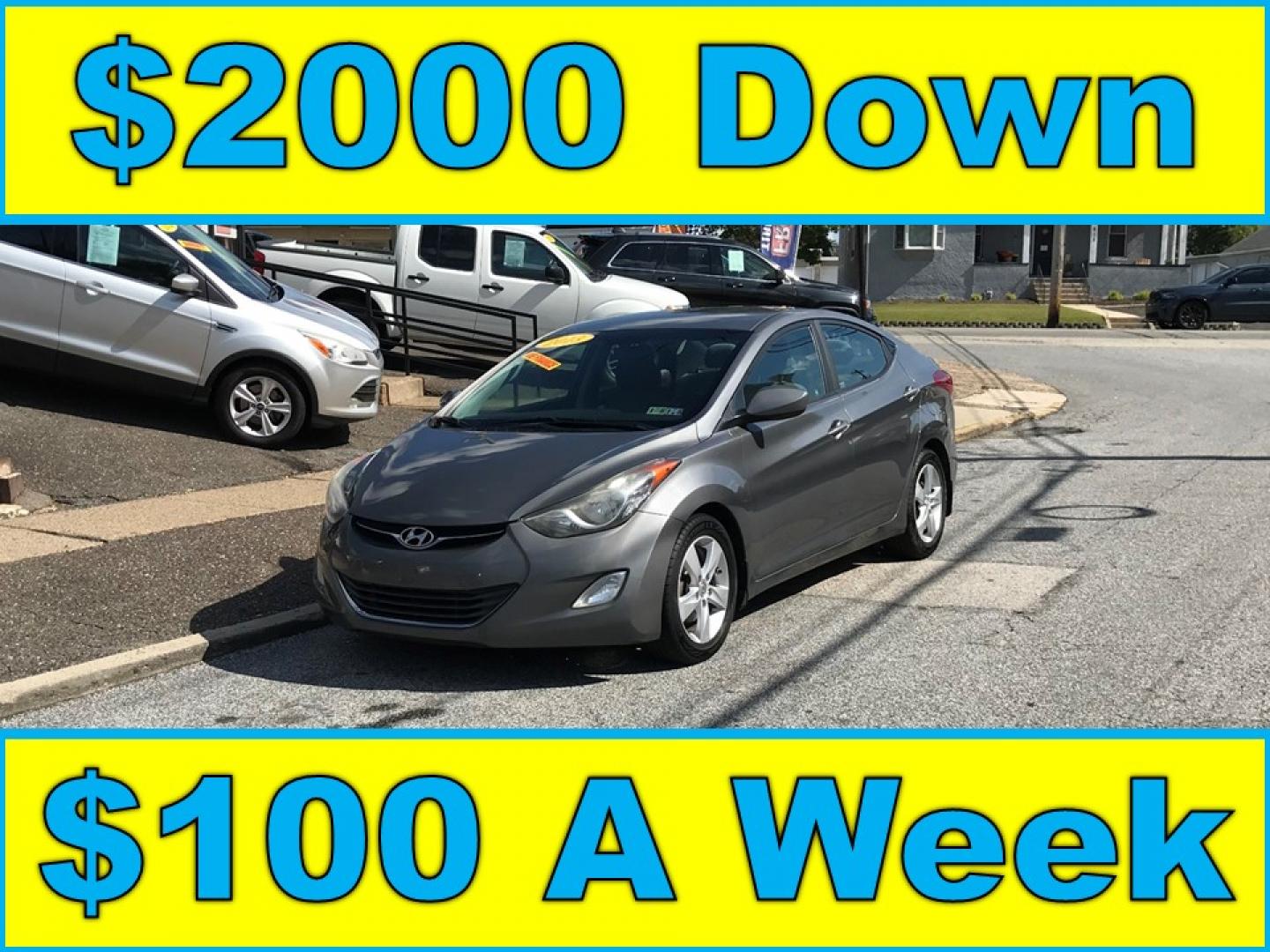 2013 Gray /Gray Hyundai Elantra GLS (5NPDH4AE3DH) with an 1.8L L4 DOHC 16V engine, 6-Speed Automatic transmission, located at 577 Chester Pike, Prospect Park, PA, 19076, (610) 237-1015, 39.886154, -75.302338 - 2013 Hyundai Elantra GLS: Great on gas, new PA inspection, SUPER CLEAN, runs LIKE NEW! This vehicle comes inspected and has been given a bumper to bumper safety check. It is very clean, reliable, and well maintained. We offer a unique pay plan that is known for being the easiest and fastest finan - Photo#0