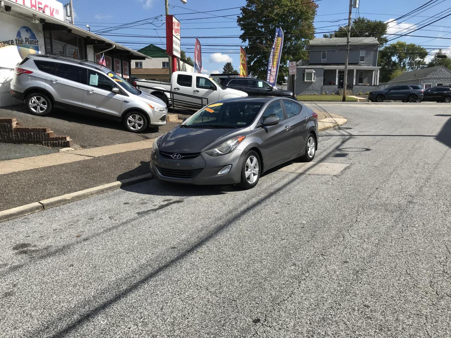 2013 Gray /Gray Hyundai Elantra GLS (5NPDH4AE3DH) with an 1.8L L4 DOHC 16V engine, 6-Speed Automatic transmission, located at 577 Chester Pike, Prospect Park, PA, 19076, (610) 237-1015, 39.886154, -75.302338 - 2013 Hyundai Elantra GLS: Great on gas, new PA inspection, SUPER CLEAN, runs LIKE NEW! This vehicle comes inspected and has been given a bumper to bumper safety check. It is very clean, reliable, and well maintained. We offer a unique pay plan that is known for being the easiest and fastest finan - Photo#1