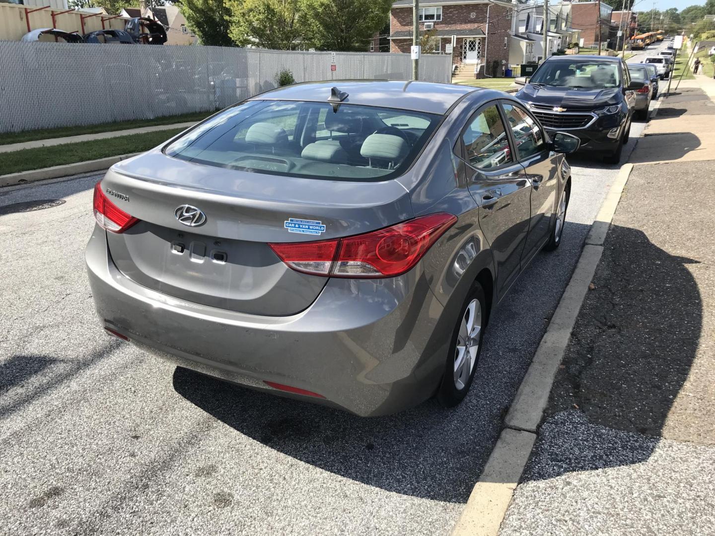 2013 Gray /Gray Hyundai Elantra GLS (5NPDH4AE3DH) with an 1.8L L4 DOHC 16V engine, 6-Speed Automatic transmission, located at 577 Chester Pike, Prospect Park, PA, 19076, (610) 237-1015, 39.886154, -75.302338 - 2013 Hyundai Elantra GLS: Great on gas, new PA inspection, SUPER CLEAN, runs LIKE NEW! This vehicle comes inspected and has been given a bumper to bumper safety check. It is very clean, reliable, and well maintained. We offer a unique pay plan that is known for being the easiest and fastest finan - Photo#4