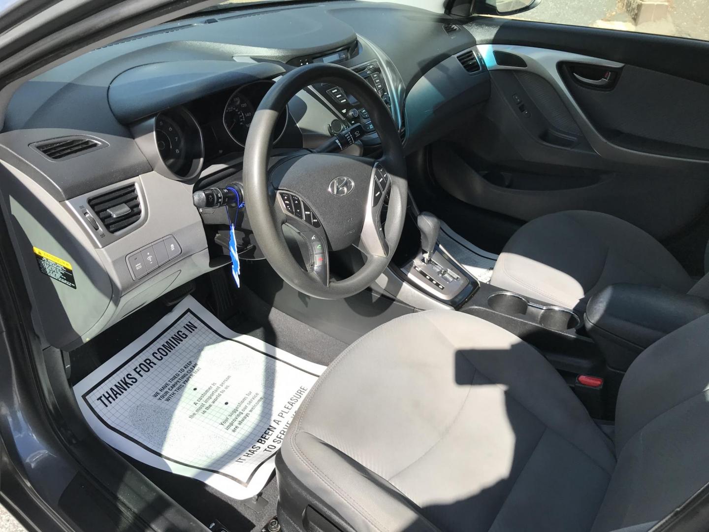 2013 Gray /Gray Hyundai Elantra GLS (5NPDH4AE3DH) with an 1.8L L4 DOHC 16V engine, 6-Speed Automatic transmission, located at 577 Chester Pike, Prospect Park, PA, 19076, (610) 237-1015, 39.886154, -75.302338 - 2013 Hyundai Elantra GLS: Great on gas, new PA inspection, SUPER CLEAN, runs LIKE NEW! This vehicle comes inspected and has been given a bumper to bumper safety check. It is very clean, reliable, and well maintained. We offer a unique pay plan that is known for being the easiest and fastest finan - Photo#7