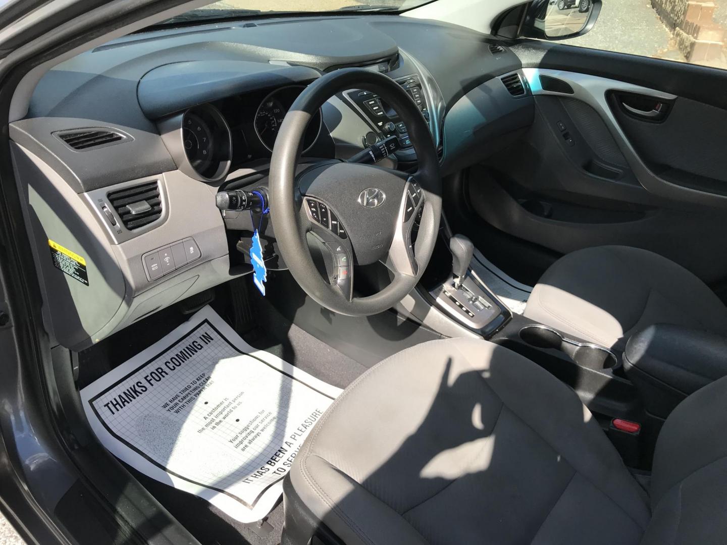 2013 Gray /Gray Hyundai Elantra GLS (5NPDH4AE3DH) with an 1.8L L4 DOHC 16V engine, 6-Speed Automatic transmission, located at 577 Chester Pike, Prospect Park, PA, 19076, (610) 237-1015, 39.886154, -75.302338 - 2013 Hyundai Elantra GLS: Great on gas, new PA inspection, SUPER CLEAN, runs LIKE NEW! This vehicle comes inspected and has been given a bumper to bumper safety check. It is very clean, reliable, and well maintained. We offer a unique pay plan that is known for being the easiest and fastest finan - Photo#10