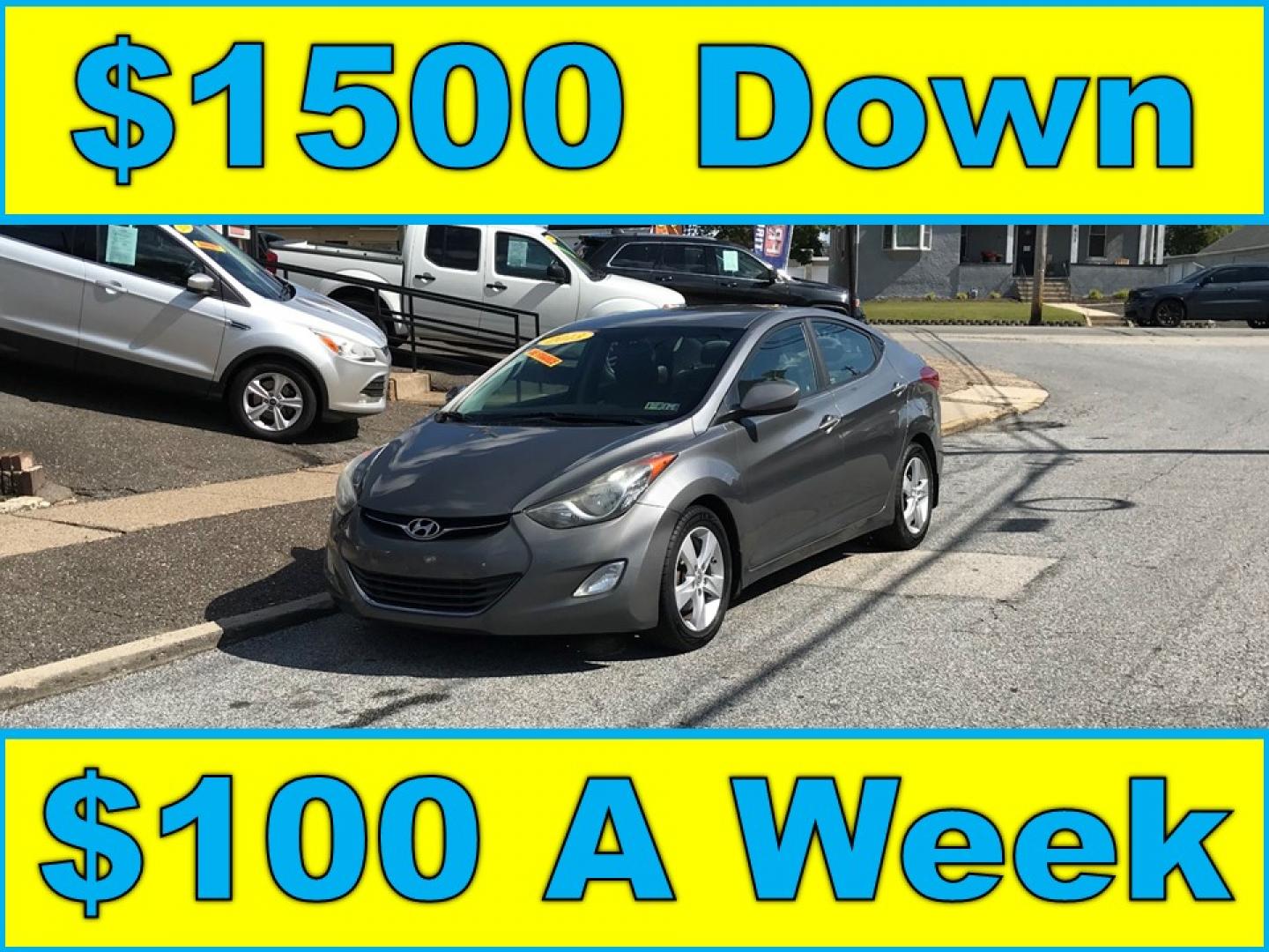 2013 Gray /Gray Hyundai Elantra GLS (5NPDH4AE3DH) with an 1.8L L4 DOHC 16V engine, 6-Speed Automatic transmission, located at 577 Chester Pike, Prospect Park, PA, 19076, (610) 237-1015, 39.886154, -75.302338 - 2013 Hyundai Elantra GLS: Great on gas, new PA inspection, SUPER CLEAN, runs LIKE NEW! This vehicle comes inspected and has been given a bumper to bumper safety check. It is very clean, reliable, and well maintained. We offer a unique pay plan that is known for being the easiest and fastest finan - Photo#0