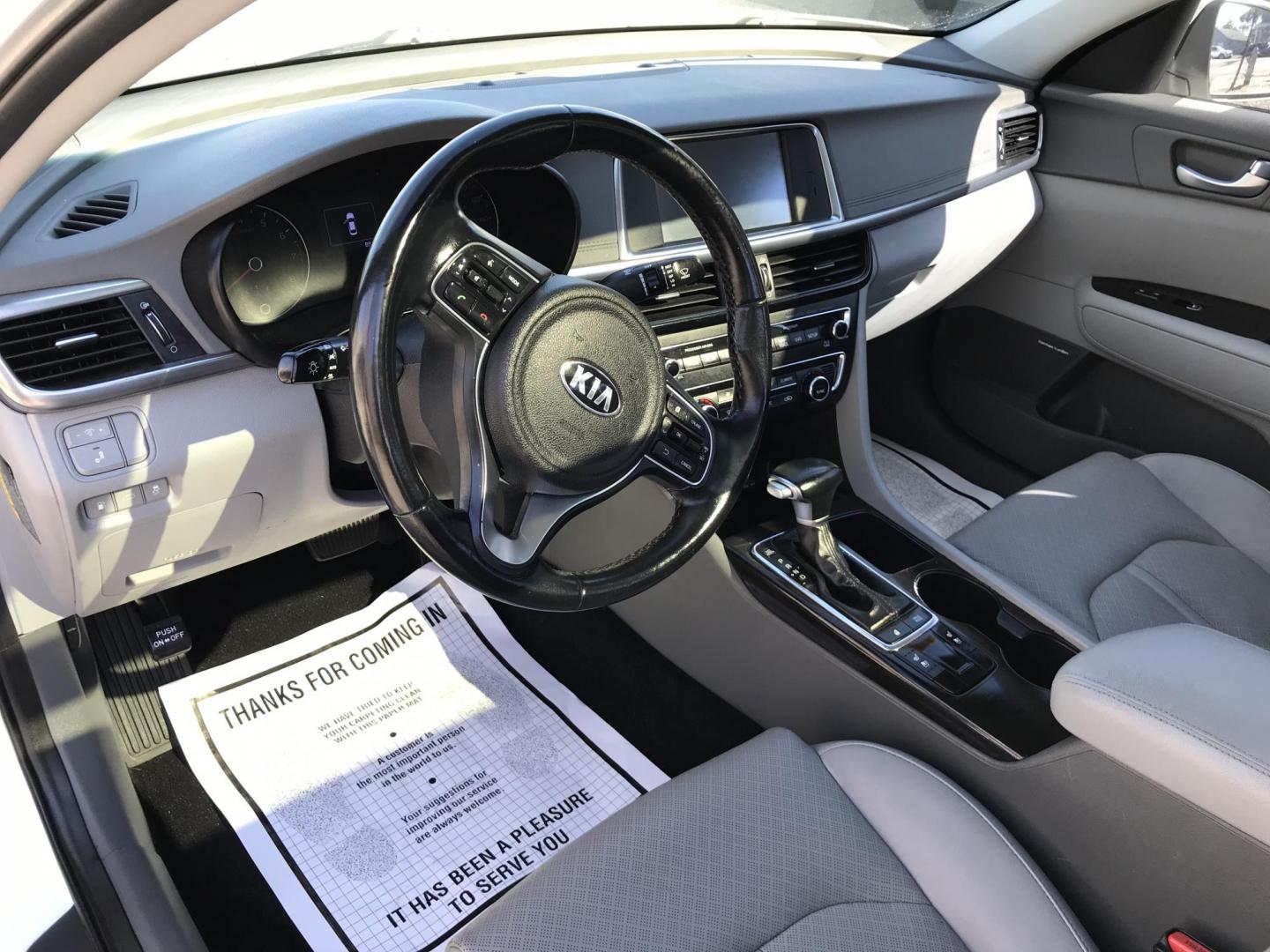 2016 White /Tan Kia Optima EX (5XXGU4L30GG) with an 2.4L L4 DOHC 16V engine, 6A transmission, located at 577 Chester Pike, Prospect Park, PA, 19076, (610) 237-1015, 39.886154, -75.302338 - 2016 Kia Optima EX: Only 89k miles, sunroof, navigation system, backup camera, new PA inspection, FULLY LOADED, runs LIKE NEW! This vehicle comes inspected and has been given a bumper to bumper safety check. It is very clean, reliable, and well maintained. We offer a unique pay plan that is known - Photo#12