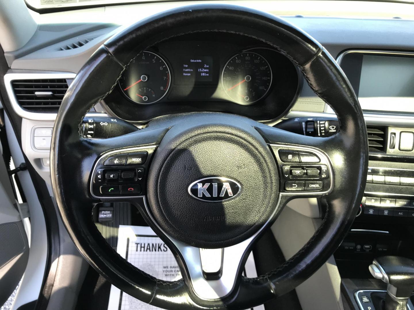 2016 White /Tan Kia Optima EX (5XXGU4L30GG) with an 2.4L L4 DOHC 16V engine, 6A transmission, located at 577 Chester Pike, Prospect Park, PA, 19076, (610) 237-1015, 39.886154, -75.302338 - 2016 Kia Optima EX: Only 89k miles, sunroof, navigation system, backup camera, new PA inspection, FULLY LOADED, runs LIKE NEW! This vehicle comes inspected and has been given a bumper to bumper safety check. It is very clean, reliable, and well maintained. We offer a unique pay plan that is known - Photo#13