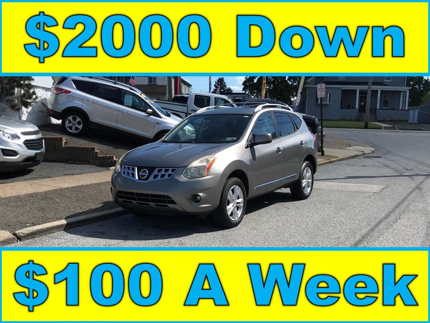 2013 Brown /Gray Nissan Rogue S AWD (JN8AS5MV5DW) with an 2.5L L4 DOHC 16V engine, Continuously Variable Transmission transmission, located at 577 Chester Pike, Prospect Park, PA, 19076, (610) 237-1015, 39.886154, -75.302338 - Photo#0