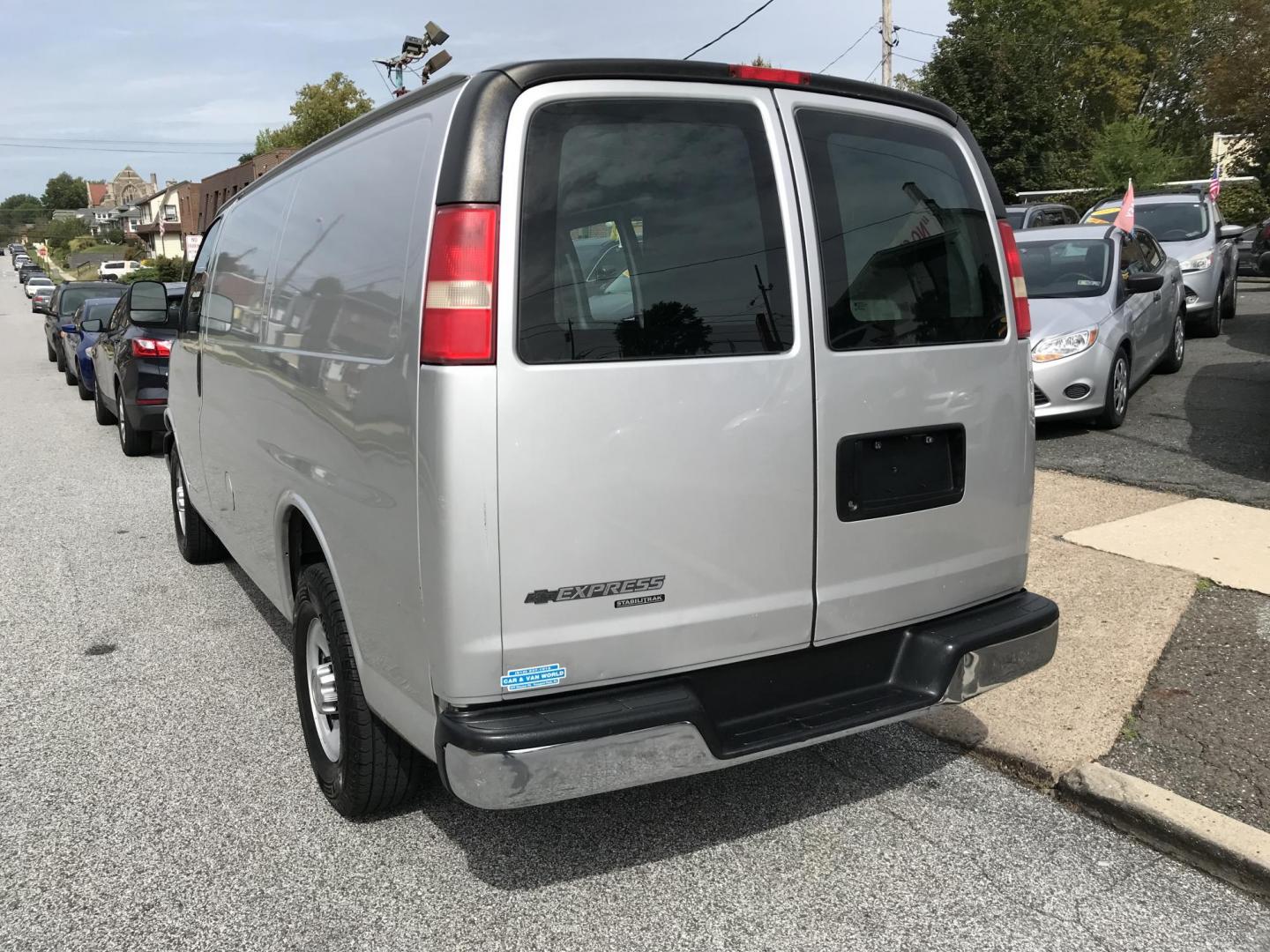 2012 Silver /Gray Chevrolet Express 2500 Cargo (1GCWGFCA2C1) with an 4.8L V8 OHV 16V FFV engine, 6-Speed Automatic transmission, located at 577 Chester Pike, Prospect Park, PA, 19076, (610) 237-1015, 39.886154, -75.302338 - 2012 Chevrolet Express 2500 Cargo Van: Multiple pieces of shelving, partition, new PA inspection, runs LIKE NEW! This vehicle comes inspected and has been given a bumper to bumper safety check. It is very clean, reliable, and well maintained. We offer a unique pay plan that is known for being the - Photo#5