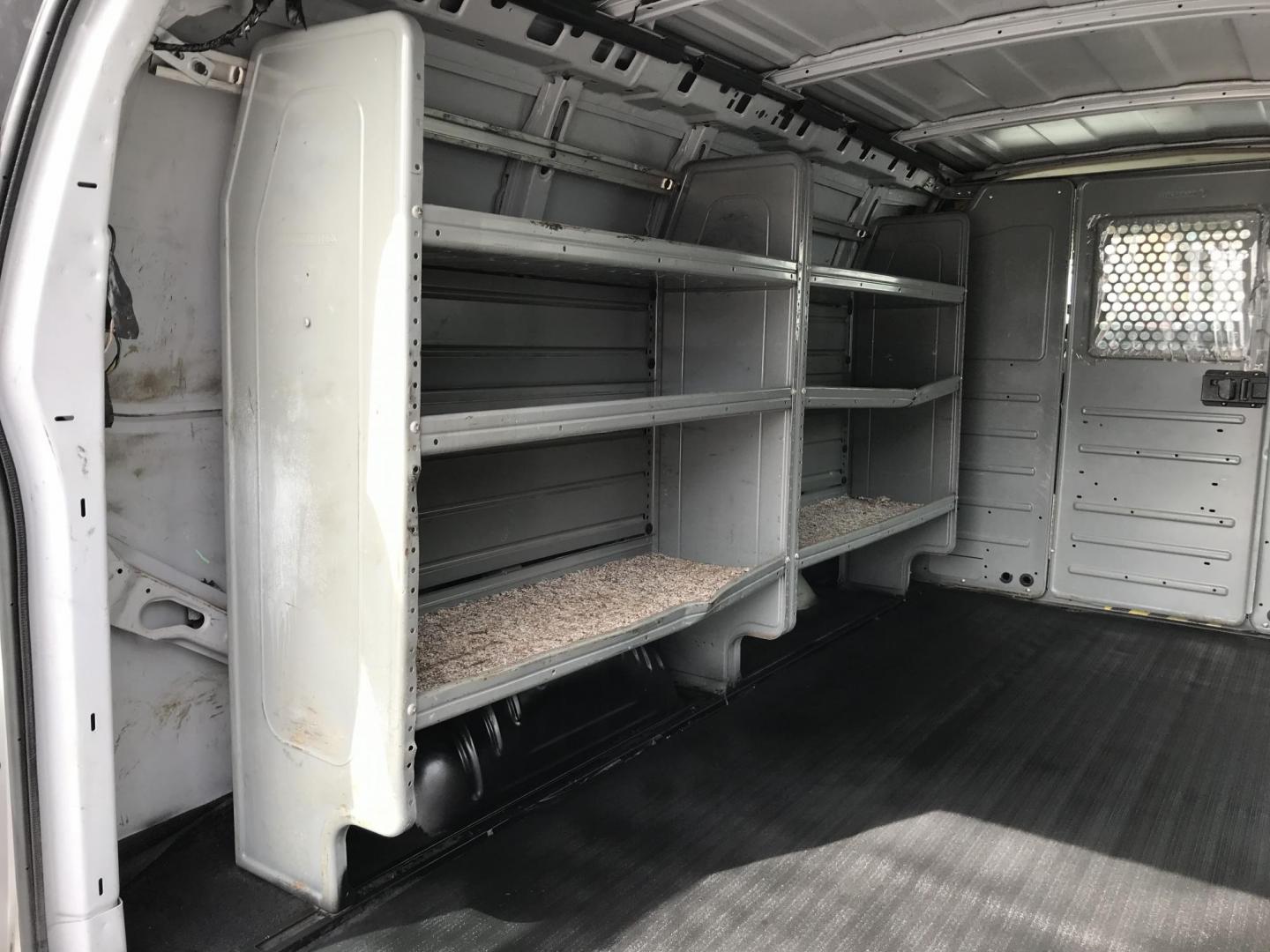 2012 Silver /Gray Chevrolet Express 2500 Cargo (1GCWGFCA2C1) with an 4.8L V8 OHV 16V FFV engine, 6-Speed Automatic transmission, located at 577 Chester Pike, Prospect Park, PA, 19076, (610) 237-1015, 39.886154, -75.302338 - 2012 Chevrolet Express 2500 Cargo Van: Multiple pieces of shelving, partition, new PA inspection, runs LIKE NEW! This vehicle comes inspected and has been given a bumper to bumper safety check. It is very clean, reliable, and well maintained. We offer a unique pay plan that is known for being the - Photo#14