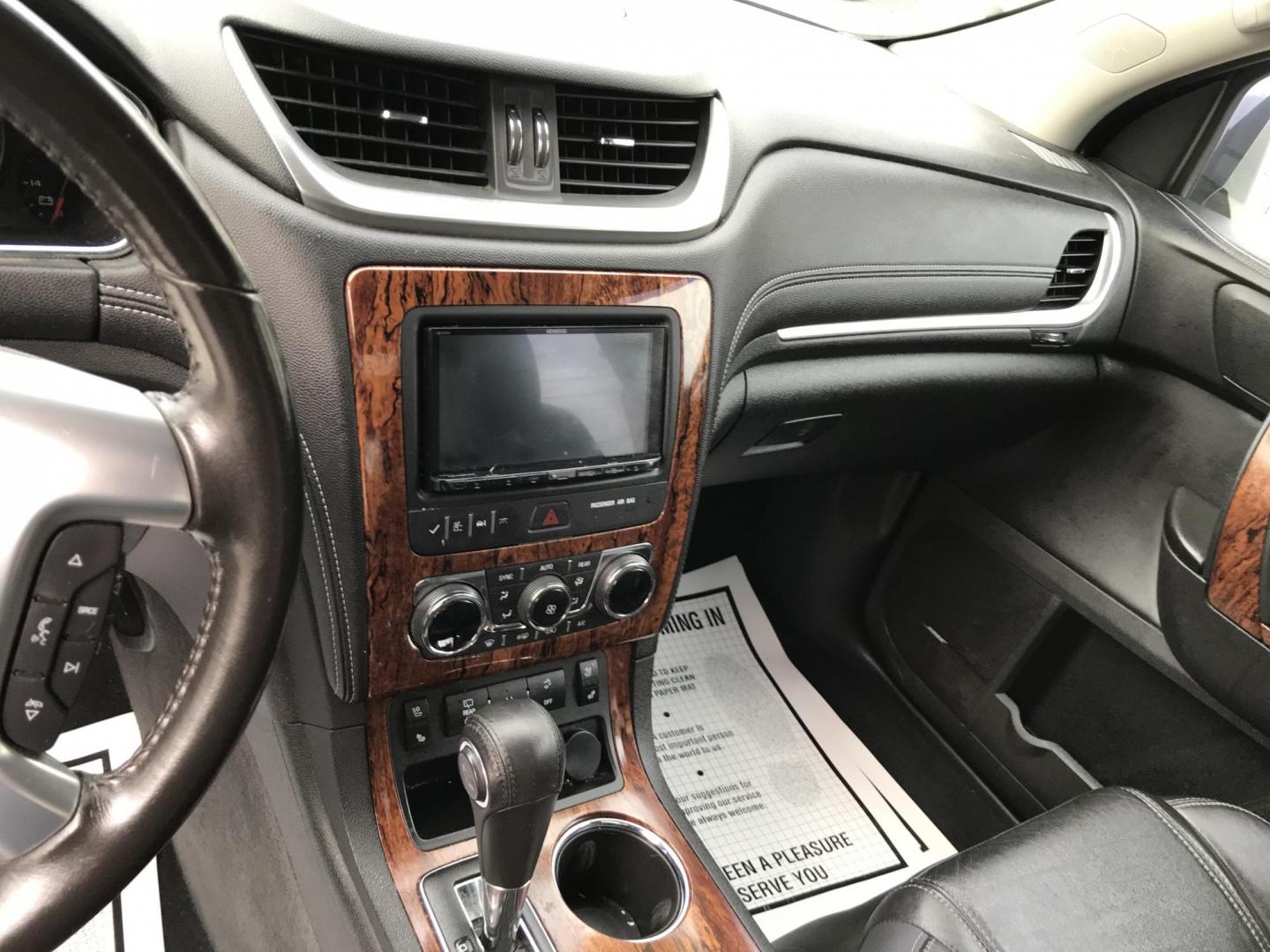 2013 Silver /Black Chevrolet Traverse LTZ AWD (1GNKVLKD3DJ) with an 3.6L V6 DOHC 24V engine, 6-Speed Automatic transmission, located at 577 Chester Pike, Prospect Park, PA, 19076, (610) 237-1015, 39.886154, -75.302338 - Photo#14