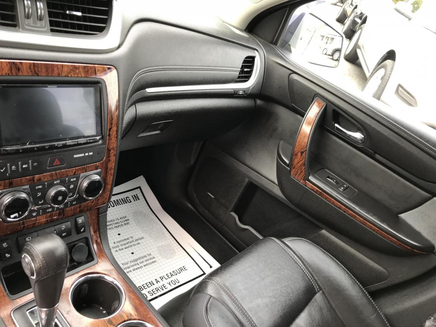 2013 Silver /Black Chevrolet Traverse LTZ AWD (1GNKVLKD3DJ) with an 3.6L V6 DOHC 24V engine, 6-Speed Automatic transmission, located at 577 Chester Pike, Prospect Park, PA, 19076, (610) 237-1015, 39.886154, -75.302338 - Photo#16