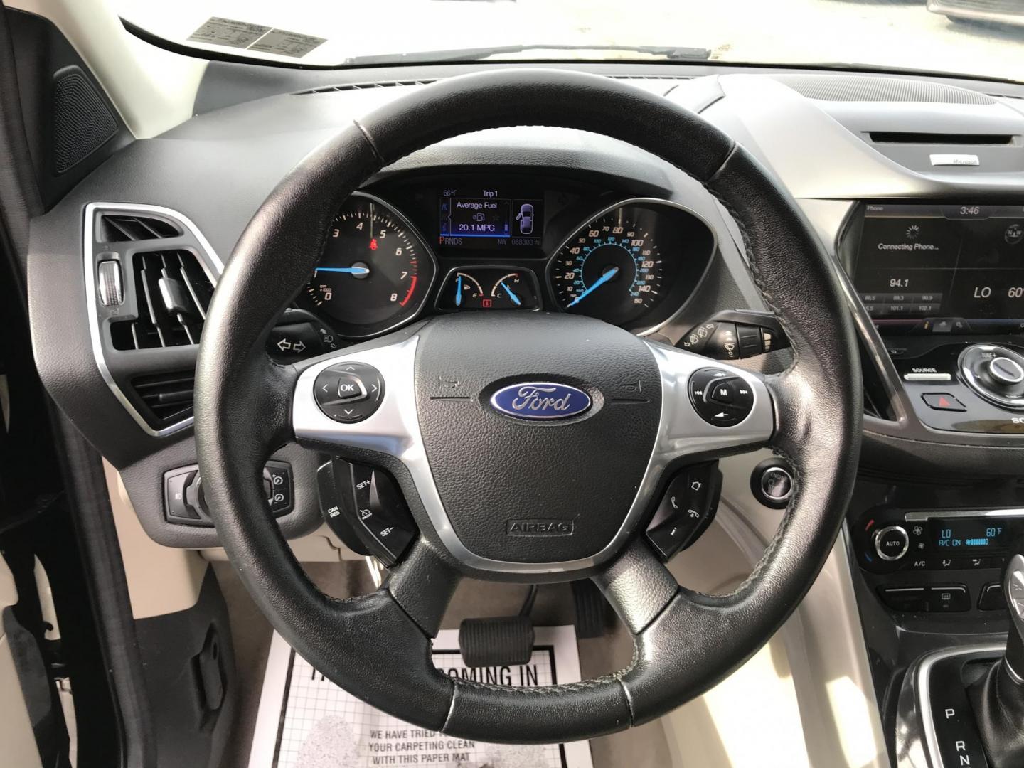 2013 Black /Tan Ford Escape SEL 4WD (1FMCU9H98DU) with an 2.0L L4 DOHC 16V engine, 6-Speed Automatic transmission, located at 577 Chester Pike, Prospect Park, PA, 19076, (610) 237-1015, 39.886154, -75.302338 - Photo#11