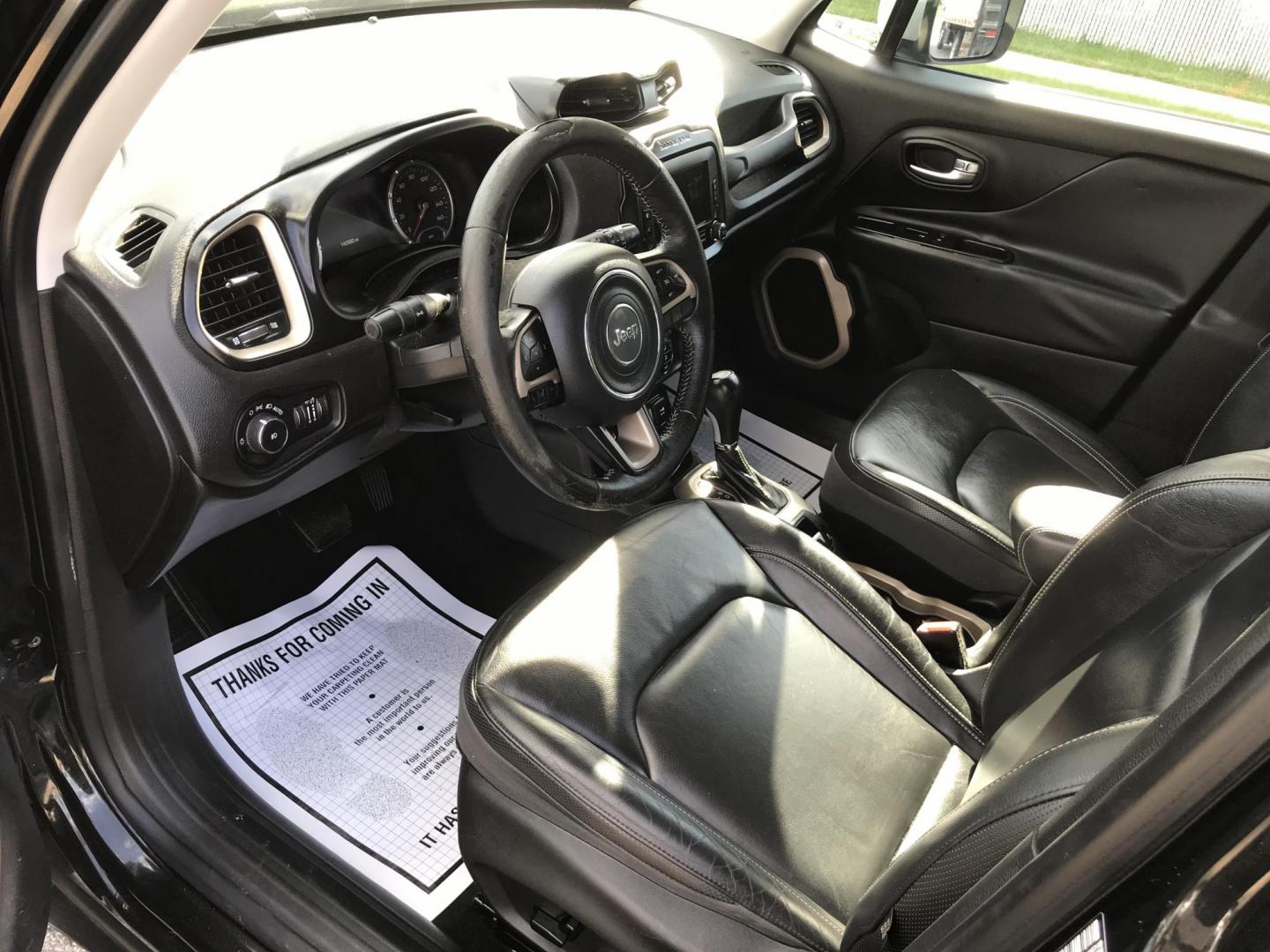 2015 Black /Black Jeep Renegade Limited 4WD (ZACCJBDT0FP) with an 2.4L L4 engine, 9-Speed Automatic transmission, located at 577 Chester Pike, Prospect Park, PA, 19076, (610) 237-1015, 39.886154, -75.302338 - 2015 Jeep Renegade LIMITED: Navigation system, backup camera, new PA inspection, SUPER CLEAN, runs LIKE NEW! This vehicle comes inspected and has been given a bumper to bumper safety check. It is very clean, reliable, and well maintained. We offer a unique pay plan that is known for being the eas - Photo#9