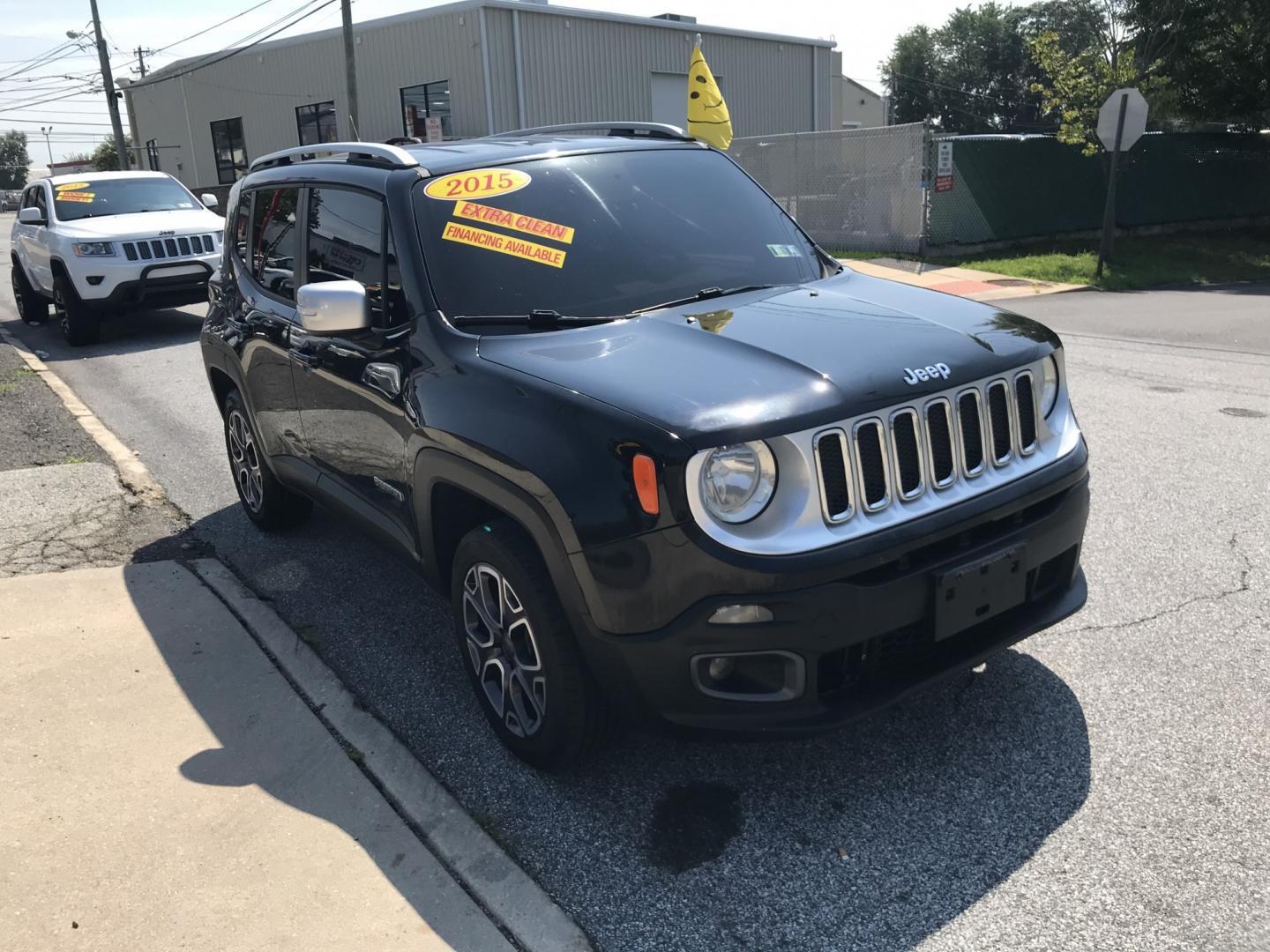 2015 Black /Black Jeep Renegade Limited 4WD (ZACCJBDT0FP) with an 2.4L L4 engine, 9-Speed Automatic transmission, located at 577 Chester Pike, Prospect Park, PA, 19076, (610) 237-1015, 39.886154, -75.302338 - 2015 Jeep Renegade LIMITED: Navigation system, backup camera, new PA inspection, SUPER CLEAN, runs LIKE NEW! This vehicle comes inspected and has been given a bumper to bumper safety check. It is very clean, reliable, and well maintained. We offer a unique pay plan that is known for being the eas- Photo#3