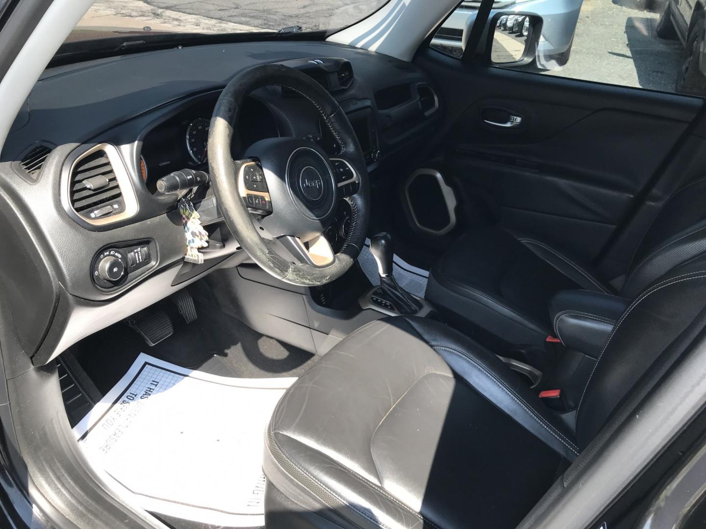 2015 Black /Black Jeep Renegade Limited 4WD (ZACCJBDT0FP) with an 2.4L L4 engine, 9-Speed Automatic transmission, located at 577 Chester Pike, Prospect Park, PA, 19076, (610) 237-1015, 39.886154, -75.302338 - 2015 Jeep Renegade LIMITED: Navigation system, backup camera, new PA inspection, SUPER CLEAN, runs LIKE NEW! This vehicle comes inspected and has been given a bumper to bumper safety check. It is very clean, reliable, and well maintained. We offer a unique pay plan that is known for being the eas- Photo#6