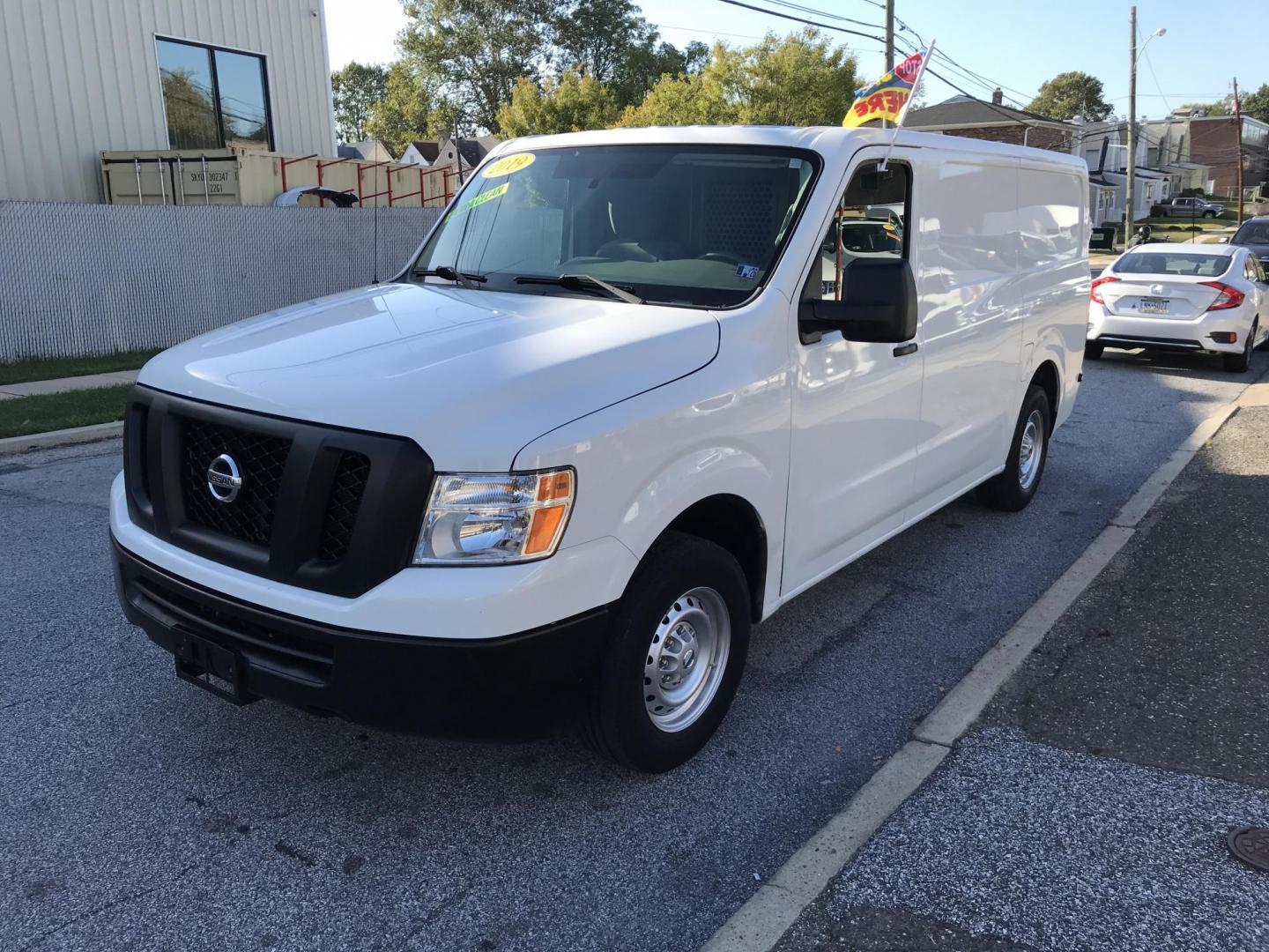 2019 White /Gray Nissan NV Cargo 2500 HD S V6 (1N6BF0KY4KN) with an 4.0L V6 engine, 5A transmission, located at 577 Chester Pike, Prospect Park, PA, 19076, (610) 237-1015, 39.886154, -75.302338 - 2019 Nissan NV 2500: multiple pieces of shelving, partition, no side or rear windows, new PA inspection, SUPER CLEAN and FLEET MAINTAINED! This vehicle comes inspected and has been given a bumper to bumper safety check. It is very clean, reliable, and well maintained. We offer a unique pay plan t - Photo#3