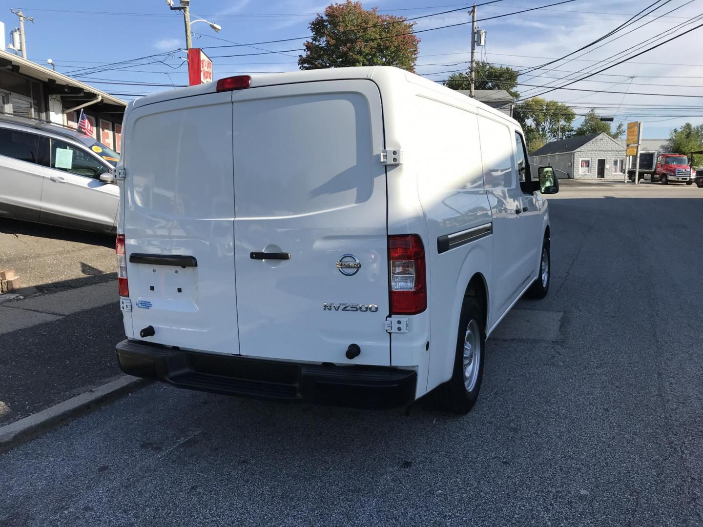 2019 White /Gray Nissan NV Cargo 2500 HD S V6 (1N6BF0KY4KN) with an 4.0L V6 engine, 5A transmission, located at 577 Chester Pike, Prospect Park, PA, 19076, (610) 237-1015, 39.886154, -75.302338 - 2019 Nissan NV 2500: multiple pieces of shelving, partition, no side or rear windows, new PA inspection, SUPER CLEAN and FLEET MAINTAINED! This vehicle comes inspected and has been given a bumper to bumper safety check. It is very clean, reliable, and well maintained. We offer a unique pay plan t - Photo#6