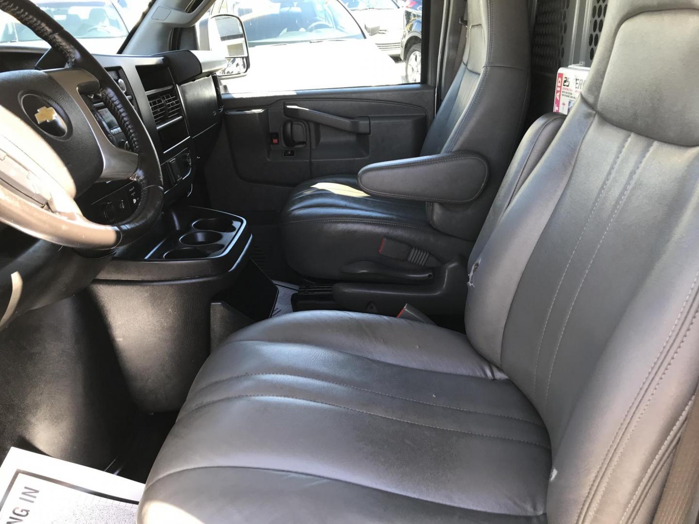 2019 White /Gray Chevrolet Express 2500 Cargo (1GCWGAFP4K1) with an 4.3L V6 engine, 6A transmission, located at 577 Chester Pike, Prospect Park, PA, 19076, (610) 237-1015, 39.886154, -75.302338 - 2019 Chevrolet Express 2500 Cargo Van: Has multiple pieces of shelving, backup camera, no side or rear windows, new PA inspection, RUNS LIKE NEW, FLEET MAINTAINED! This vehicle comes inspected and has been given a bumper to bumper safety check. It is very clean, reliable, and well maintained. We - Photo#7