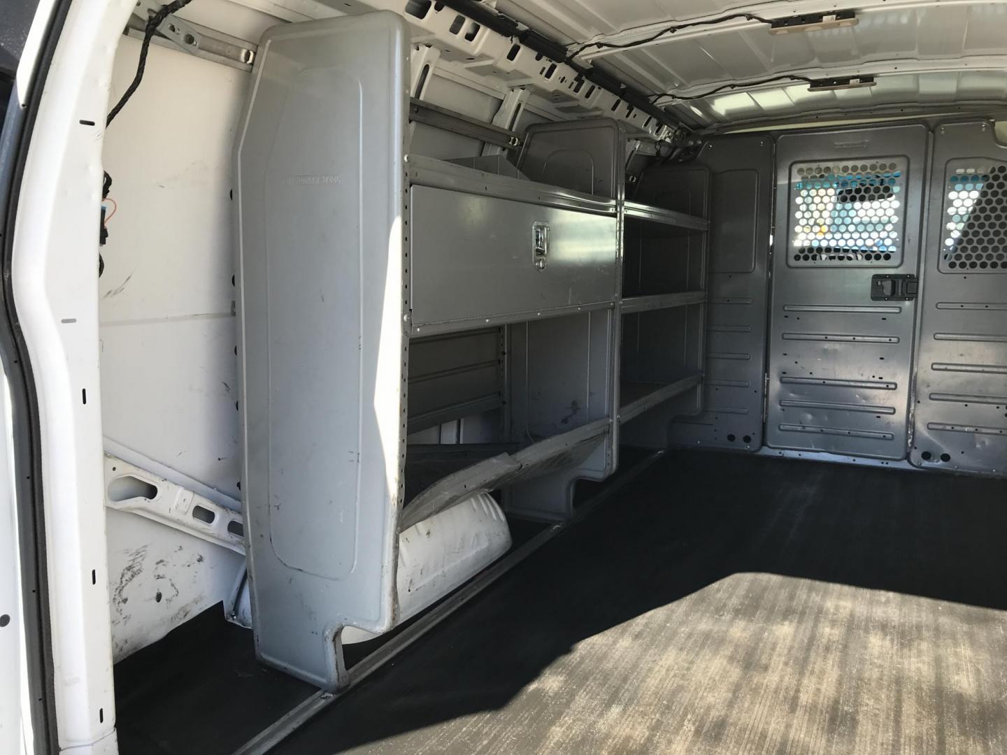 2019 White /Gray Chevrolet Express 2500 Cargo (1GCWGAFP4K1) with an 4.3L V6 engine, 6A transmission, located at 577 Chester Pike, Prospect Park, PA, 19076, (610) 237-1015, 39.886154, -75.302338 - 2019 Chevrolet Express 2500 Cargo Van: Has multiple pieces of shelving, backup camera, no side or rear windows, new PA inspection, RUNS LIKE NEW, FLEET MAINTAINED! This vehicle comes inspected and has been given a bumper to bumper safety check. It is very clean, reliable, and well maintained. We - Photo#14