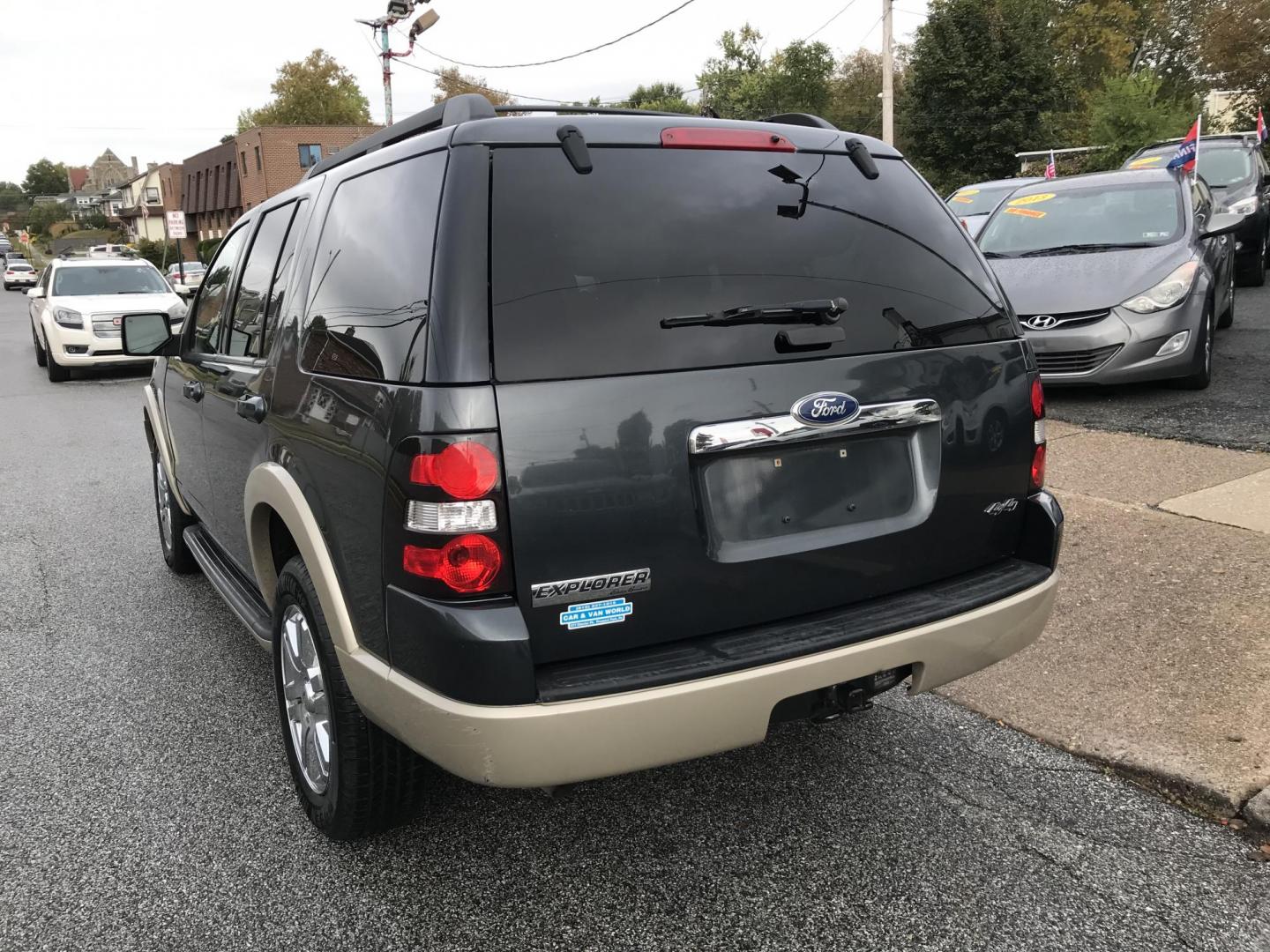 2010 Gray /Tan Ford Explorer Eddie Bauer 4.0L 4WD (1FMEU7EE4AU) with an 4.0L V6 SOHC 16V engine, 5-Speed Automatic transmission, located at 577 Chester Pike, Prospect Park, PA, 19076, (610) 237-1015, 39.886154, -75.302338 - 2010 Ford Explorer Eddie Bauer: 3rd row seating, 4x4, new PA inspection, runs LIKE NEW! This vehicle comes inspected and has been given a bumper to bumper safety check. It is very clean, reliable, and well maintained. We offer a unique pay plan that is known for being the easiest and fastest fina - Photo#5