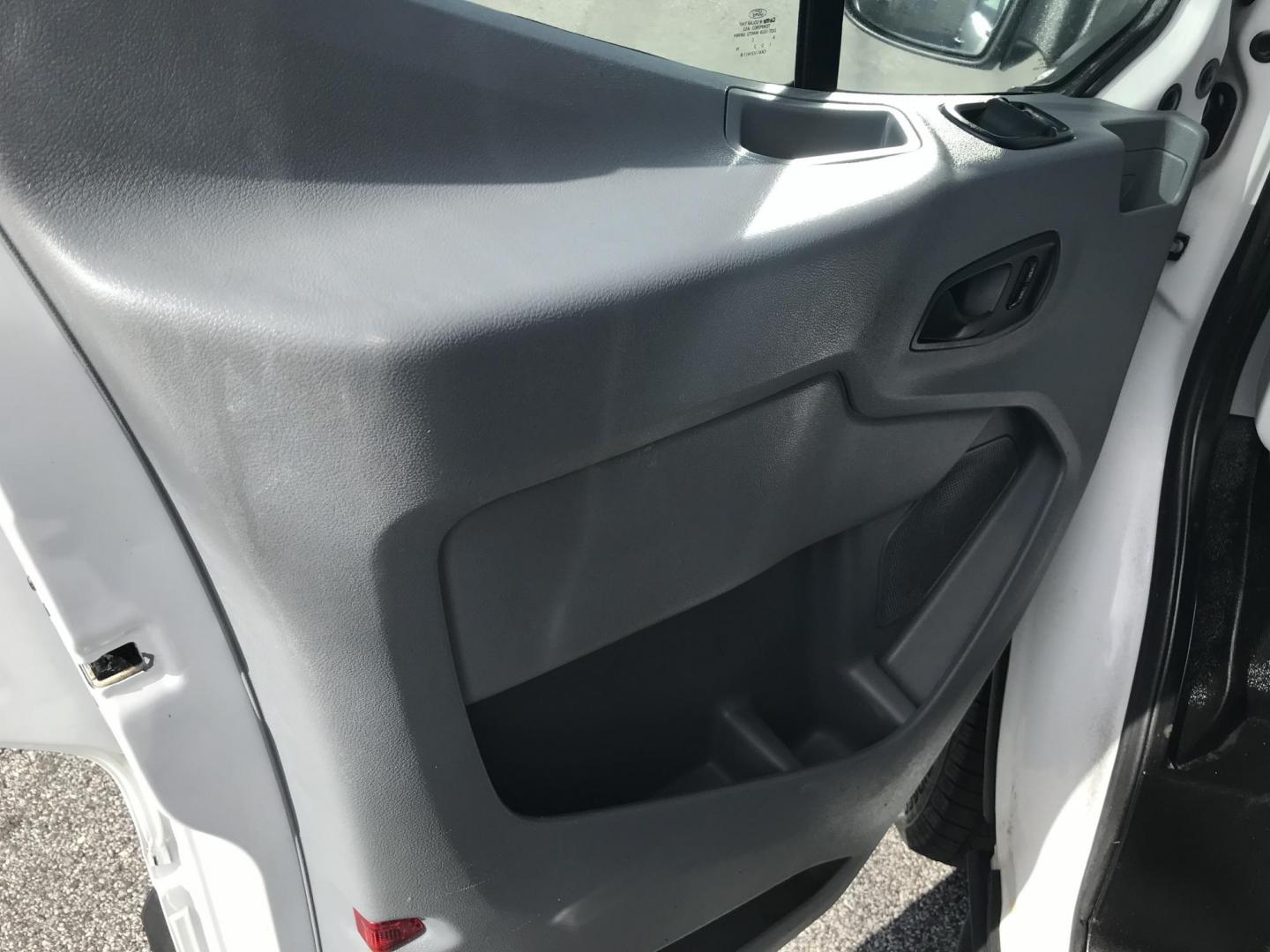 2016 White /Gray Ford Transit 250 Van Med. Roof w/Sliding Pass. 148-in. WB (1FTYR2CM1GK) with an 3.7L V6 DOHC 24V engine, 6-Speed Automatic transmission, located at 577 Chester Pike, Prospect Park, PA, 19076, (610) 237-1015, 39.886154, -75.302338 - 2016 Ford Transit 250 Medium Roof: Has multiple pieces of shelving, partition, new PA inspection, FLEET MAINTAINED, runs LIKE NEW! This vehicle comes inspected and has been given a bumper to bumper safety check. It is very clean, reliable, and well maintained. We offer a unique pay plan that is k - Photo#8