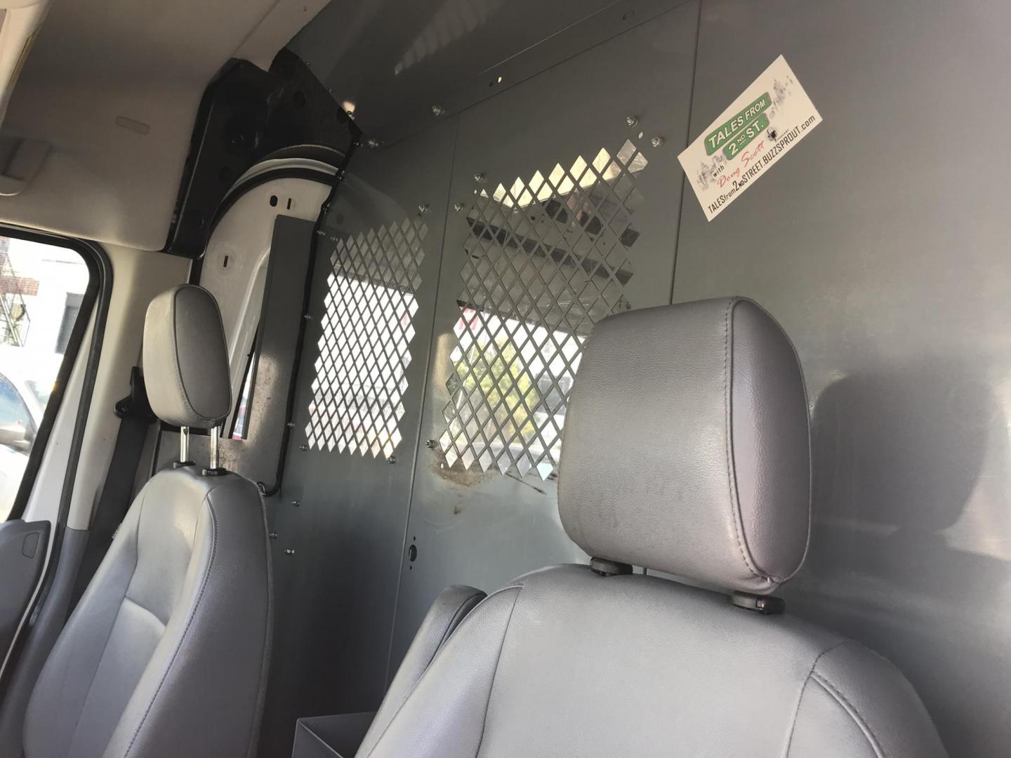 2016 White /Gray Ford Transit 250 Van Med. Roof w/Sliding Pass. 148-in. WB (1FTYR2CM1GK) with an 3.7L V6 DOHC 24V engine, 6-Speed Automatic transmission, located at 577 Chester Pike, Prospect Park, PA, 19076, (610) 237-1015, 39.886154, -75.302338 - 2016 Ford Transit 250 Medium Roof: Has multiple pieces of shelving, partition, new PA inspection, FLEET MAINTAINED, runs LIKE NEW! This vehicle comes inspected and has been given a bumper to bumper safety check. It is very clean, reliable, and well maintained. We offer a unique pay plan that is k - Photo#10