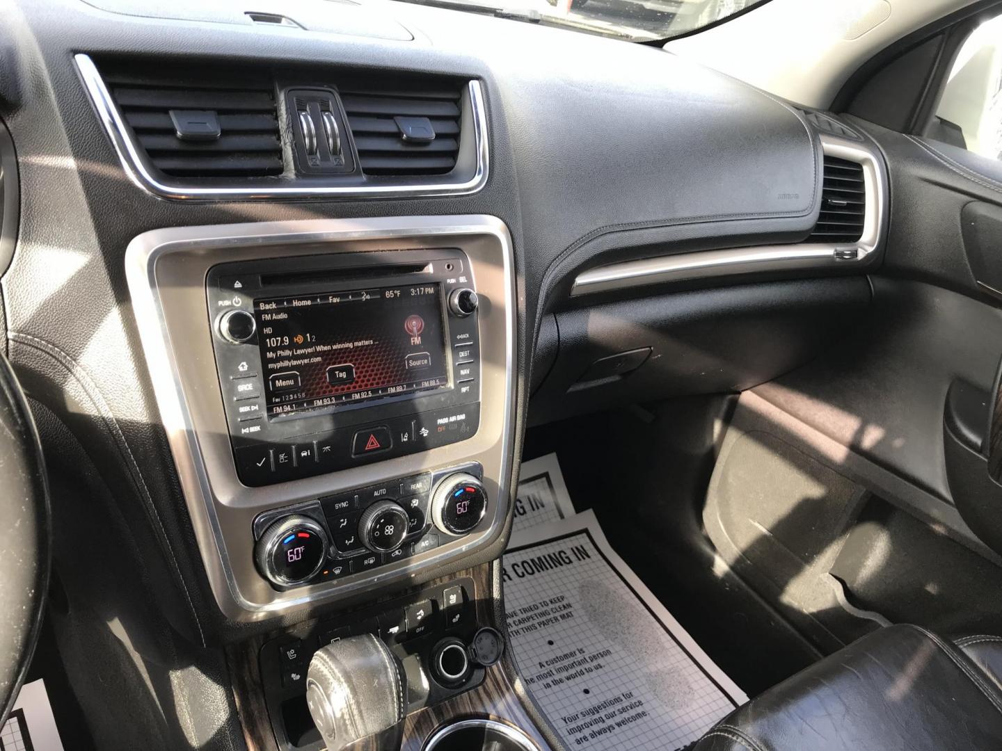 2014 White /Black GMC Acadia Denali AWD (1GKKVTKD2EJ) with an 3.6L V6 DOHC 24V engine, 6-Speed Automatic transmission, located at 577 Chester Pike, Prospect Park, PA, 19076, (610) 237-1015, 39.886154, -75.302338 - 2014 GMC Acadia Denali: 3rd row seating, navigation system, backup camera, double sunroofs, new PA inspection, SUPER CLEAN, runs LIKE NEW! This vehicle comes inspected and has been given a bumper to bumper safety check. It is very clean, reliable, and well maintained. We offer a unique pay plan t - Photo#13