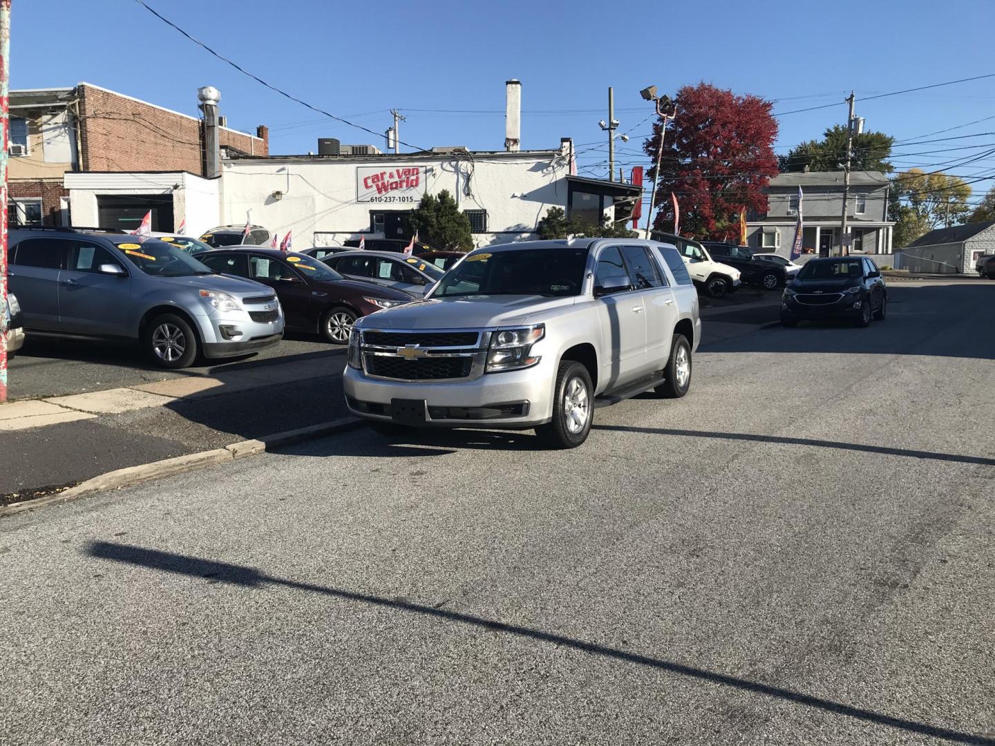 2018 Silver /Black Chevrolet Tahoe Police 4WD (1GNSKDEC5JR) with an 5.3L V8 OHV 16V engine, 6A transmission, located at 577 Chester Pike, Prospect Park, PA, 19076, (610) 237-1015, 39.886154, -75.302338 - 2018 Chevrolet Tahoe Police: Backup camera, 4x4, new PA inspection, looks great, runs LIKE NEW! This vehicle comes inspected and has been given a bumper to bumper safety check. It is very clean, reliable, and well maintained. We offer a unique pay plan that is known for being the easiest and fast - Photo#1