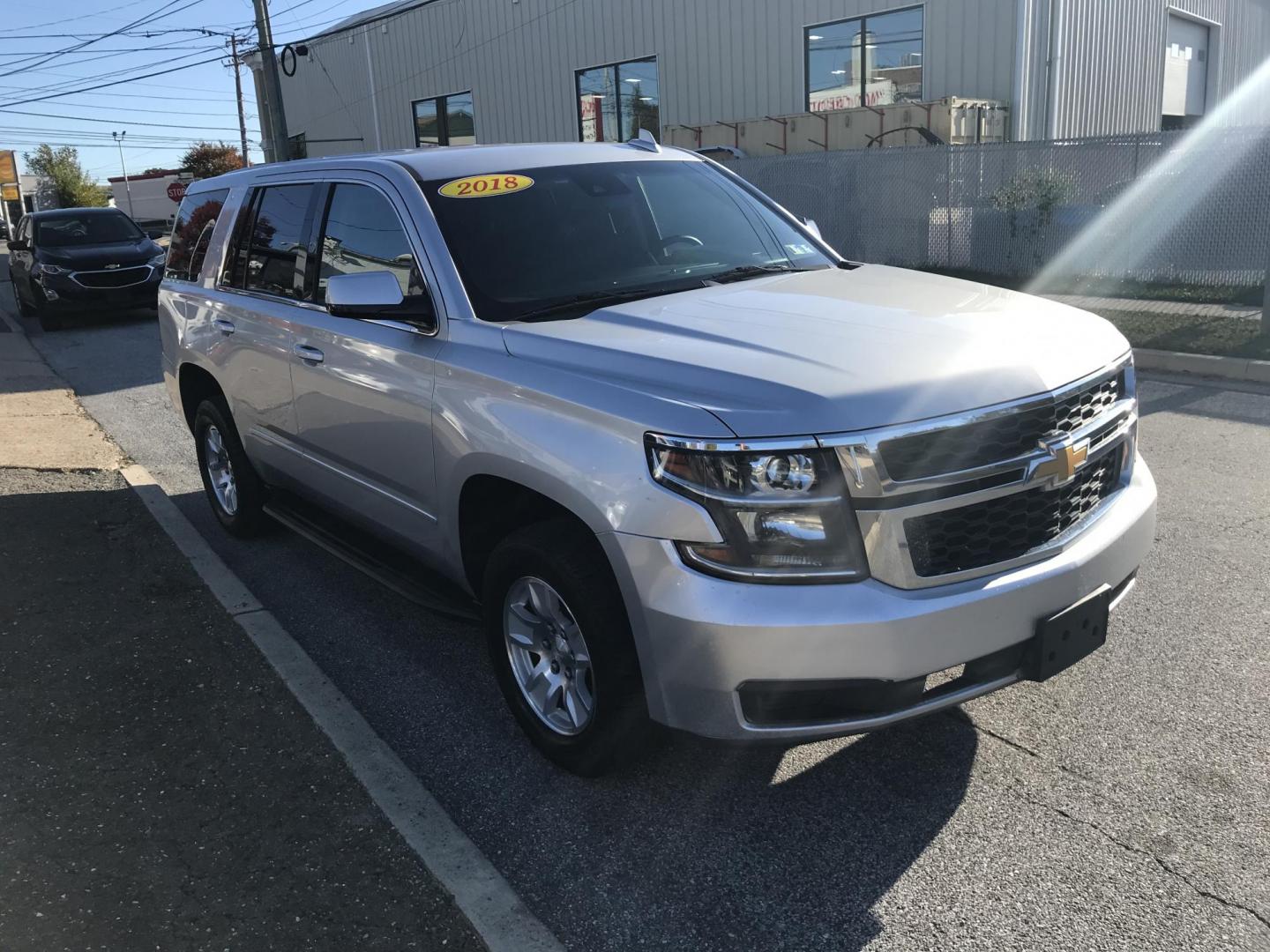 2018 Silver /Black Chevrolet Tahoe Police 4WD (1GNSKDEC5JR) with an 5.3L V8 OHV 16V engine, 6A transmission, located at 577 Chester Pike, Prospect Park, PA, 19076, (610) 237-1015, 39.886154, -75.302338 - 2018 Chevrolet Tahoe Police: Backup camera, 4x4, new PA inspection, looks great, runs LIKE NEW! This vehicle comes inspected and has been given a bumper to bumper safety check. It is very clean, reliable, and well maintained. We offer a unique pay plan that is known for being the easiest and fast - Photo#3