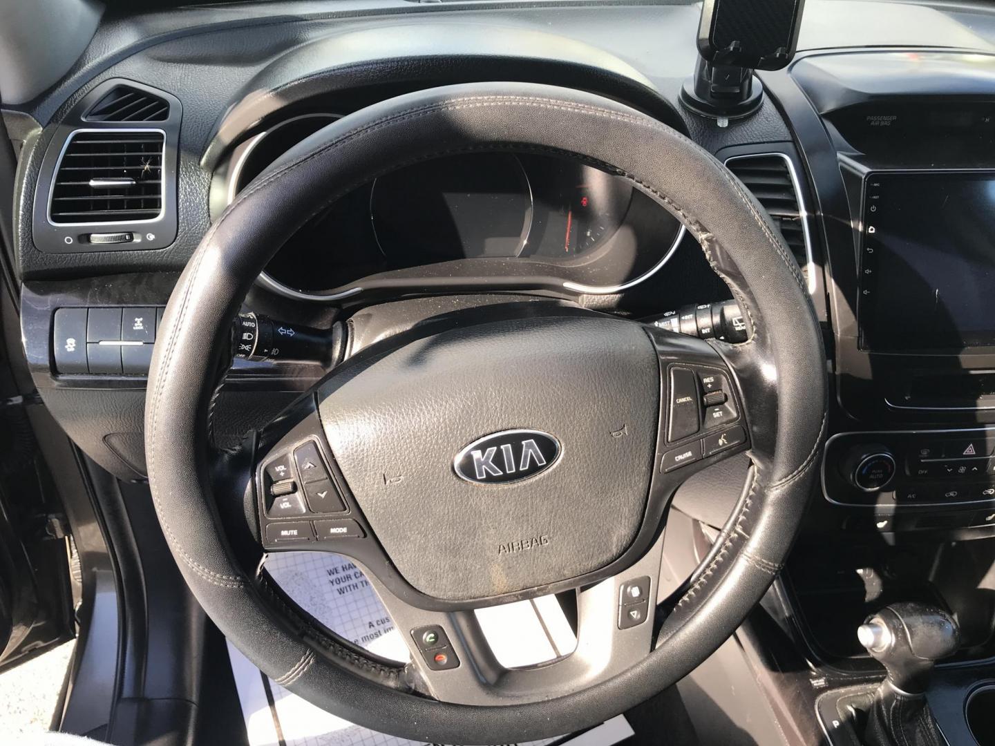 2014 Brown /Black Kia Sorento EX V6 AWD (5XYKUDA76EG) with an 3.3L V6 DOHC 24V engine, 6-Speed Automatic transmission, located at 577 Chester Pike, Prospect Park, PA, 19076, (610) 237-1015, 39.886154, -75.302338 - 2014 Kia Sorento EX: AWD, aftermarket screen radio, new PA inspection, SUPER CLEAN, runs LIKE NEW! This vehicle comes inspected and has been given a bumper to bumper safety check. It is very clean, reliable, and well maintained. We offer a unique pay plan that is known for being the easiest and f - Photo#12