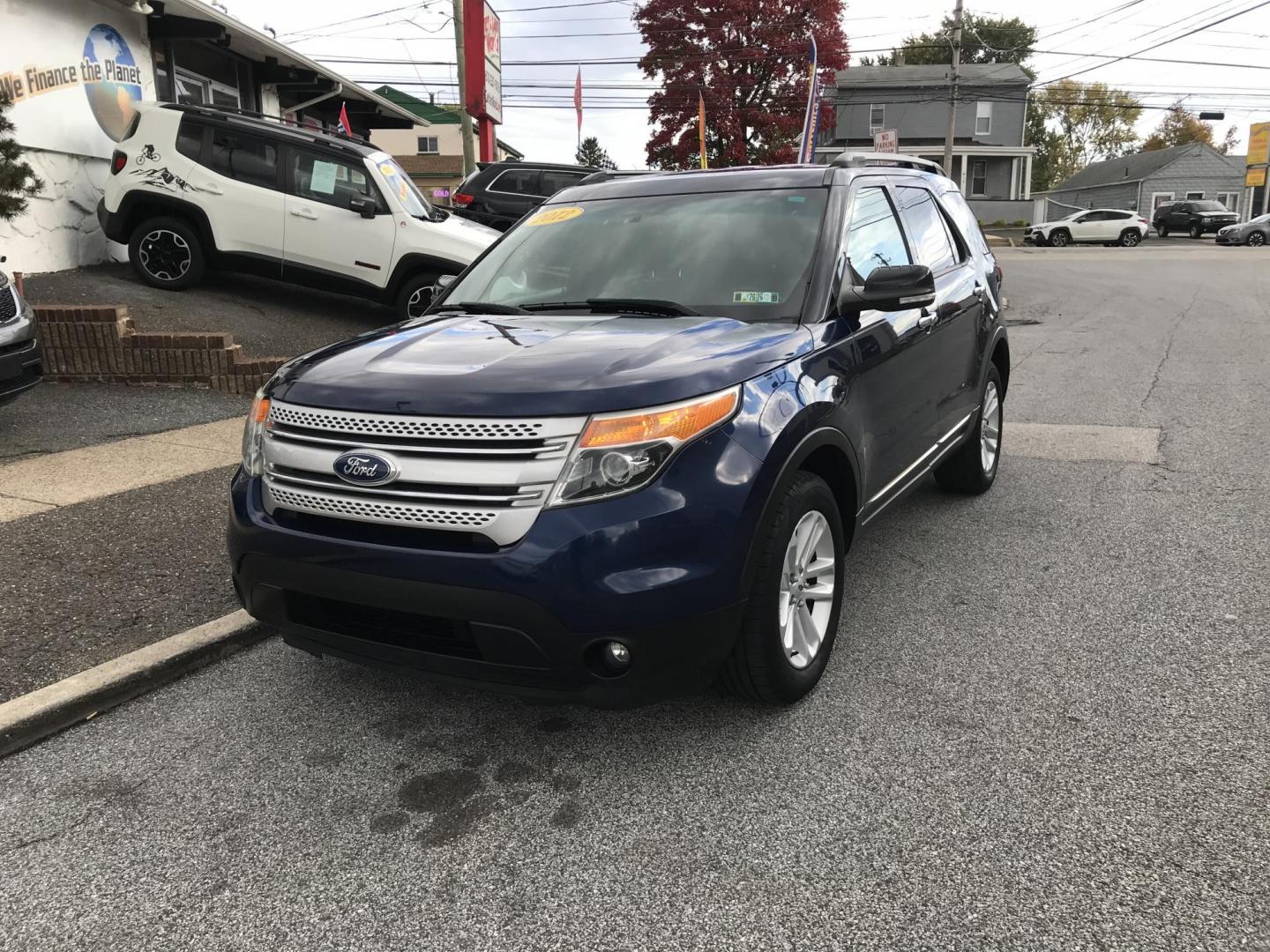 2012 Blue /Black Ford Explorer XLT 4WD (1FMHK8D88CG) with an 3.5L V6 DOHC 24V engine, 6-Speed Automatic transmission, located at 577 Chester Pike, Prospect Park, PA, 19076, (610) 237-1015, 39.886154, -75.302338 - 2012 Ford Explorer XLT: Navigation system, backup camera, 4x4, 3rd row seating, new PA inspection, SUPER CLEAN, runs LIKE NEW! This vehicle comes inspected and has been given a bumper to bumper safety check. It is very clean, reliable, and well maintained. We offer a unique pay plan that is known - Photo#2