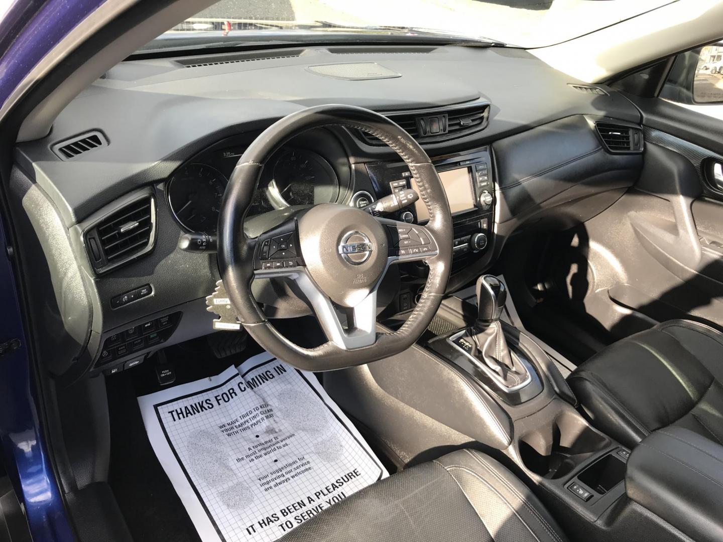 2017 Blue /Black Nissan Rogue SL AWD (JN8AT2MV2HW) with an 2.5L L4 DOHC 16V engine, CVT transmission, located at 577 Chester Pike, Prospect Park, PA, 19076, (610) 237-1015, 39.886154, -75.302338 - 2017 Nissan Rogue SL: Only 114k miles, panoramic sunroof, backup camera, navigation system, AWD, SUPER CLEAN, runs LIKE NEW! This vehicle comes inspected and has been given a bumper to bumper safety check. It is very clean, reliable, and well maintained. We offer a unique pay plan that is known f - Photo#12