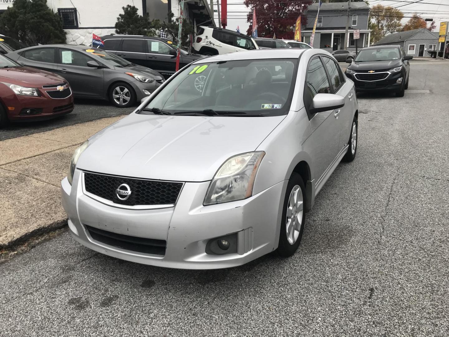 2010 Silver /Gray Nissan Sentra 2.0 (3N1AB6AP9AL) with an 2.0L L4 DOHC 16V engine, Continuously Variable Transmisson transmission, located at 577 Chester Pike, Prospect Park, PA, 19076, (610) 237-1015, 39.886154, -75.302338 - 2010 Nissan Sentra: New PA inspection, great on gas, runs EXCELLENT! - Photo#0