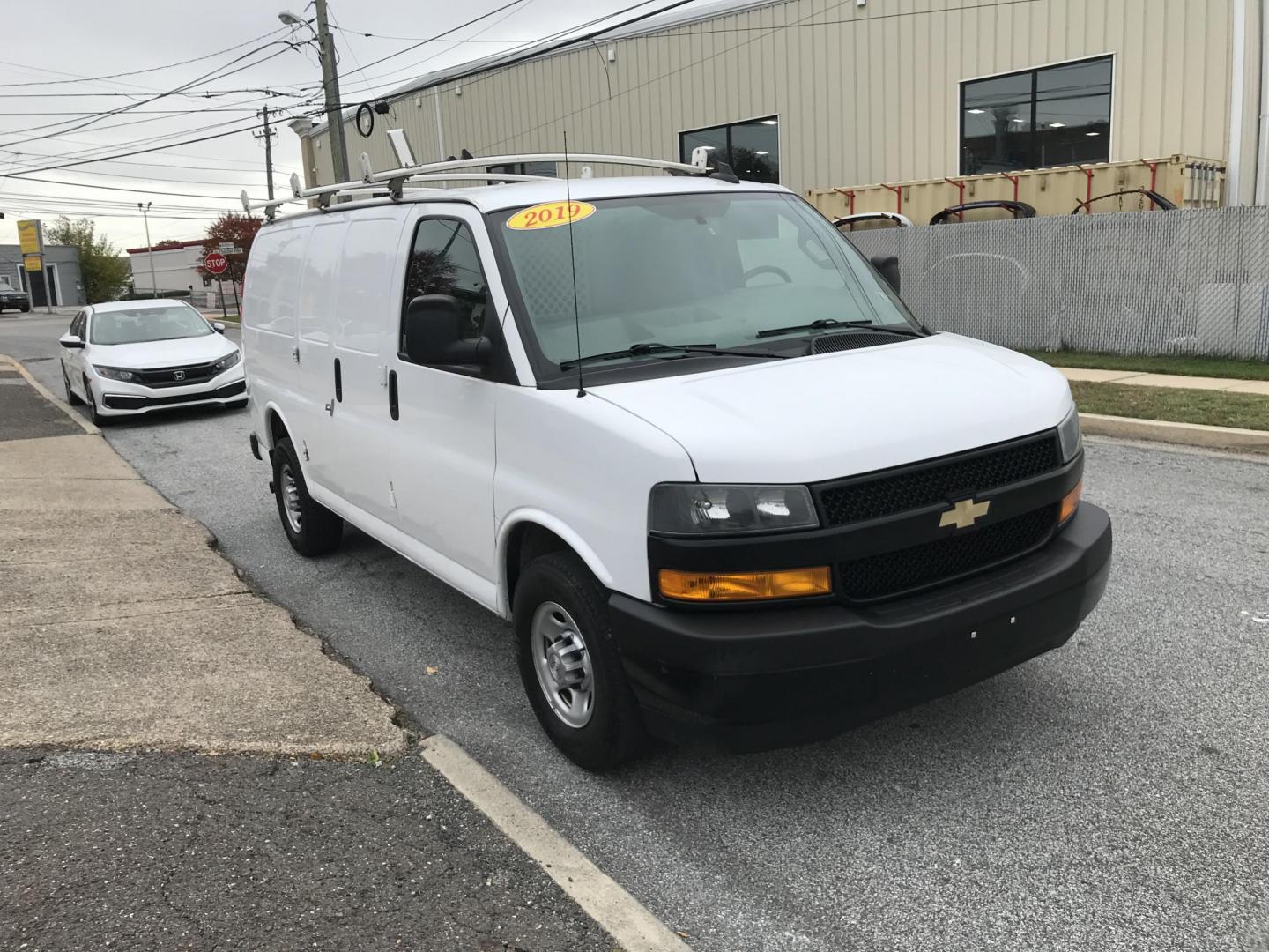 2019 White /Gray Chevrolet Express 2500 Cargo (1GCWGAFP1K1) with an 4.3L V6 engine, 6A transmission, located at 577 Chester Pike, Prospect Park, PA, 19076, (610) 237-1015, 39.886154, -75.302338 - 2019 Chevy Express 2500 Cargo Van: Has ladder racks, shelving, backup camera, new PA inspection, FLEET MAINTAINED, runs LIKE NEW! This vehicle comes inspected and has been given a bumper to bumper safety check. It is very clean, reliable, and well maintained. We offer a unique pay plan that is kn - Photo#3