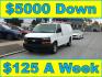 2019 White /Gray Chevrolet Express 2500 Cargo (1GCWGAFP1K1) with an 4.3L V6 engine, 6A transmission, located at 577 Chester Pike, Prospect Park, PA, 19076, (610) 237-1015, 39.886154, -75.302338 - Photo#0