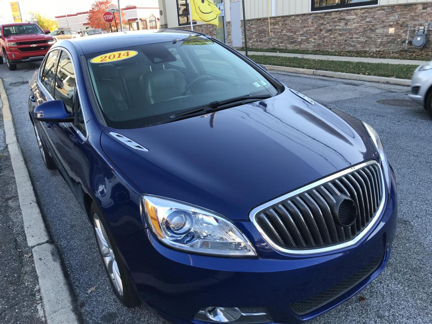 2014 Blue /Gray Buick Verano Convenience (1G4PR5SK3E4) with an 2.4L L4 DOHC 16V FFV engine, 6-Speed Automatic transmission, located at 577 Chester Pike, Prospect Park, PA, 19076, (610) 237-1015, 39.886154, -75.302338 - 2014 Buick Verano: Only 105k miles, backup camera, great on gas, SUPER CLEAN, runs LIKE NEW! This vehicle comes inspected and has been given a bumper to bumper safety check. It is very clean, reliable, and well maintained. We offer a unique pay plan that is known for being the easiest and fastest - Photo#4