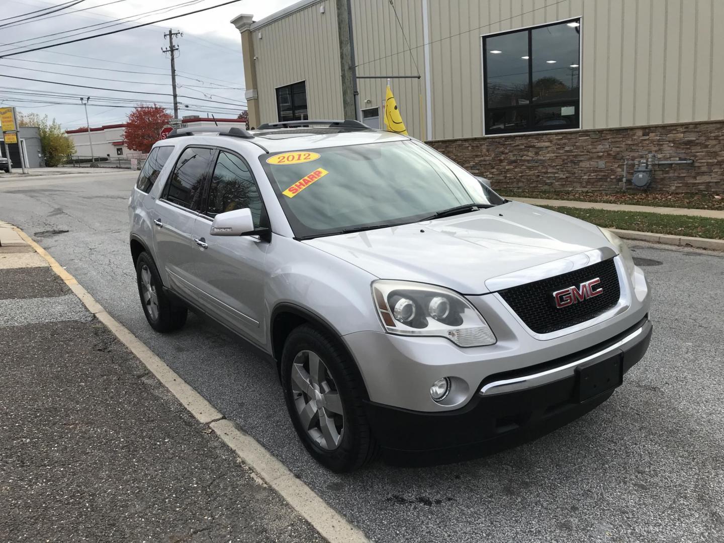 2012 Silver /Gray GMC Acadia SLT-1 AWD (1GKKVREDXCJ) with an 3.6L V6 DOHC 24V engine, 6-Speed Automatic transmission, located at 577 Chester Pike, Prospect Park, PA, 19076, (610) 237-1015, 39.886154, -75.302338 - 2012 GMC Acadia SLT: Double sunroofs, 3rd row seating, AWD, backup camera, new PA inspection, SUPER CLEAN, runs LIKE NEW! This vehicle comes inspected and has been given a bumper to bumper safety check. It is very clean, reliable, and well maintained. We offer a unique pay plan that is known for - Photo#3