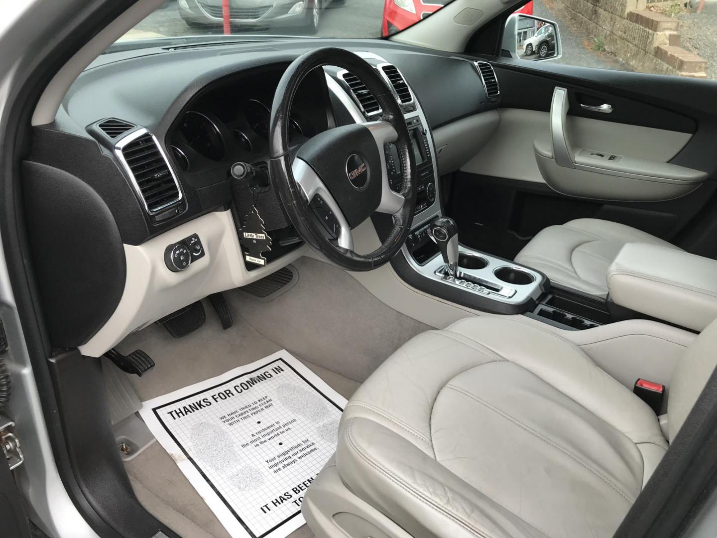 2012 Silver /Gray GMC Acadia SLT-1 AWD (1GKKVREDXCJ) with an 3.6L V6 DOHC 24V engine, 6-Speed Automatic transmission, located at 577 Chester Pike, Prospect Park, PA, 19076, (610) 237-1015, 39.886154, -75.302338 - 2012 GMC Acadia SLT: Double sunroofs, 3rd row seating, AWD, backup camera, new PA inspection, SUPER CLEAN, runs LIKE NEW! This vehicle comes inspected and has been given a bumper to bumper safety check. It is very clean, reliable, and well maintained. We offer a unique pay plan that is known for - Photo#8