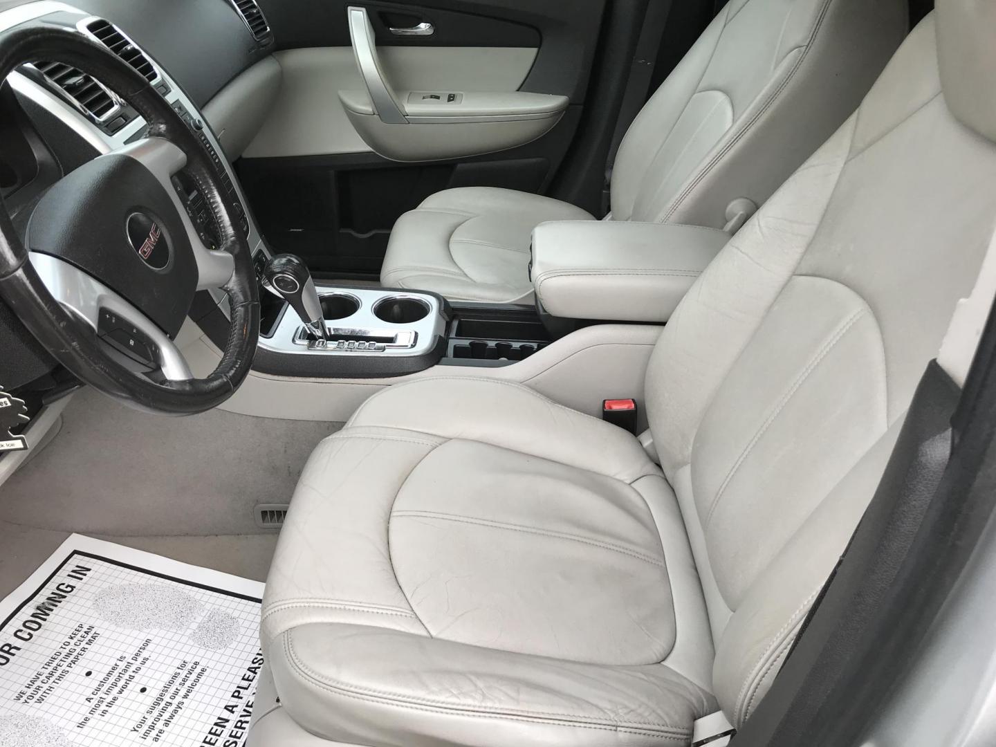 2012 Silver /Gray GMC Acadia SLT-1 AWD (1GKKVREDXCJ) with an 3.6L V6 DOHC 24V engine, 6-Speed Automatic transmission, located at 577 Chester Pike, Prospect Park, PA, 19076, (610) 237-1015, 39.886154, -75.302338 - 2012 GMC Acadia SLT: Double sunroofs, 3rd row seating, AWD, backup camera, new PA inspection, SUPER CLEAN, runs LIKE NEW! This vehicle comes inspected and has been given a bumper to bumper safety check. It is very clean, reliable, and well maintained. We offer a unique pay plan that is known for - Photo#10