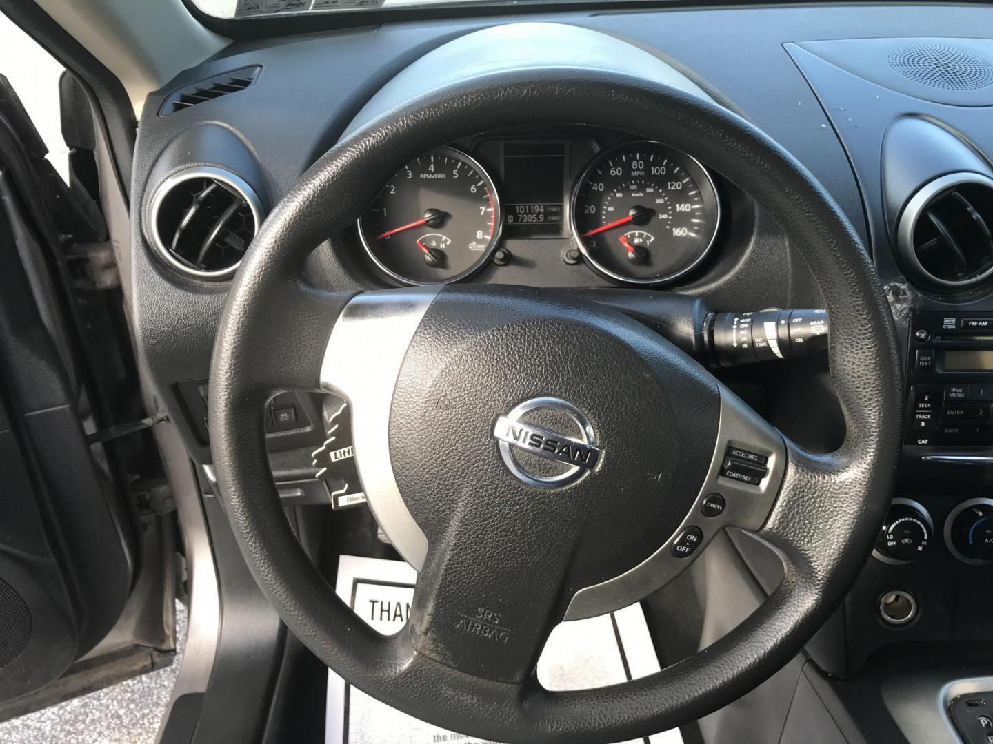 2012 Gray /Black Nissan Rogue S AWD (JN8AS5MVXCW) with an 2.5L L4 DOHC 16V engine, Continuously Variable Transmission transmission, located at 577 Chester Pike, Prospect Park, PA, 19076, (610) 237-1015, 39.886154, -75.302338 - Photo#11