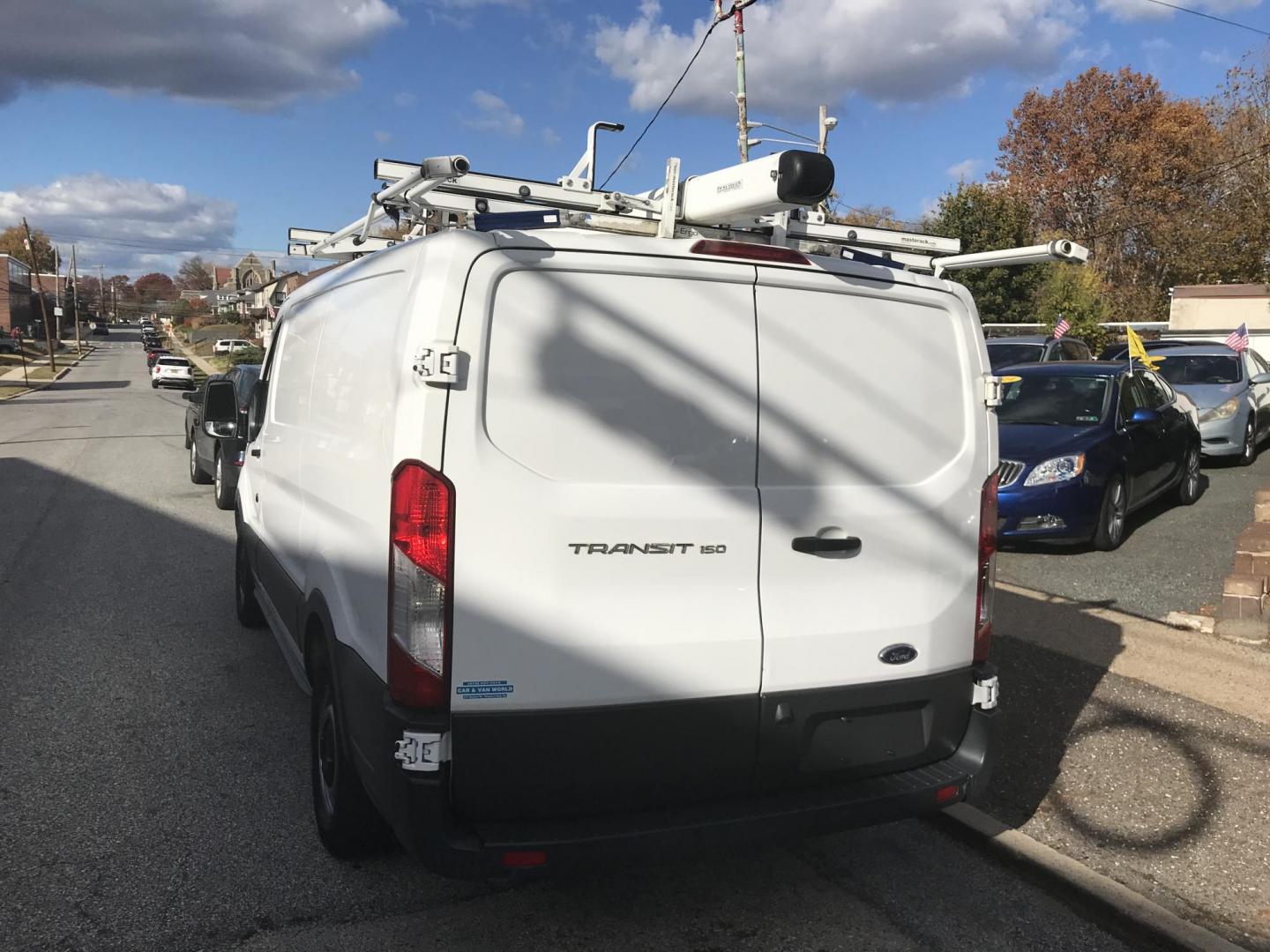 2017 White /Gray Ford Transit 150 Van Low Roof 60/40 Pass. 130-in. WB (1FTYE1ZM6HK) with an 3.7L V6 DOHC 24V engine, 6A transmission, located at 577 Chester Pike, Prospect Park, PA, 19076, (610) 237-1015, 39.886154, -75.302338 - Photo#5