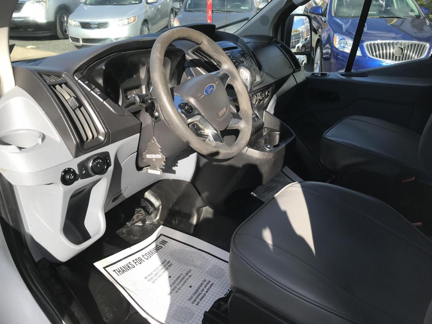 2017 White /Gray Ford Transit 150 Van Low Roof 60/40 Pass. 130-in. WB (1FTYE1ZM6HK) with an 3.7L V6 DOHC 24V engine, 6A transmission, located at 577 Chester Pike, Prospect Park, PA, 19076, (610) 237-1015, 39.886154, -75.302338 - Photo#7