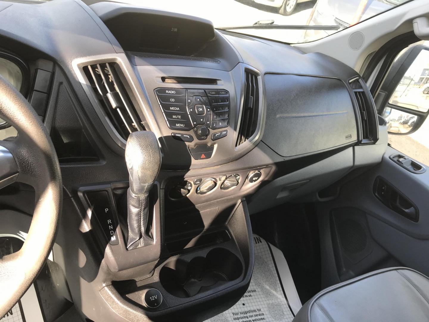 2017 White /Gray Ford Transit 150 Van Low Roof 60/40 Pass. 130-in. WB (1FTYE1ZM6HK) with an 3.7L V6 DOHC 24V engine, 6A transmission, located at 577 Chester Pike, Prospect Park, PA, 19076, (610) 237-1015, 39.886154, -75.302338 - Photo#13