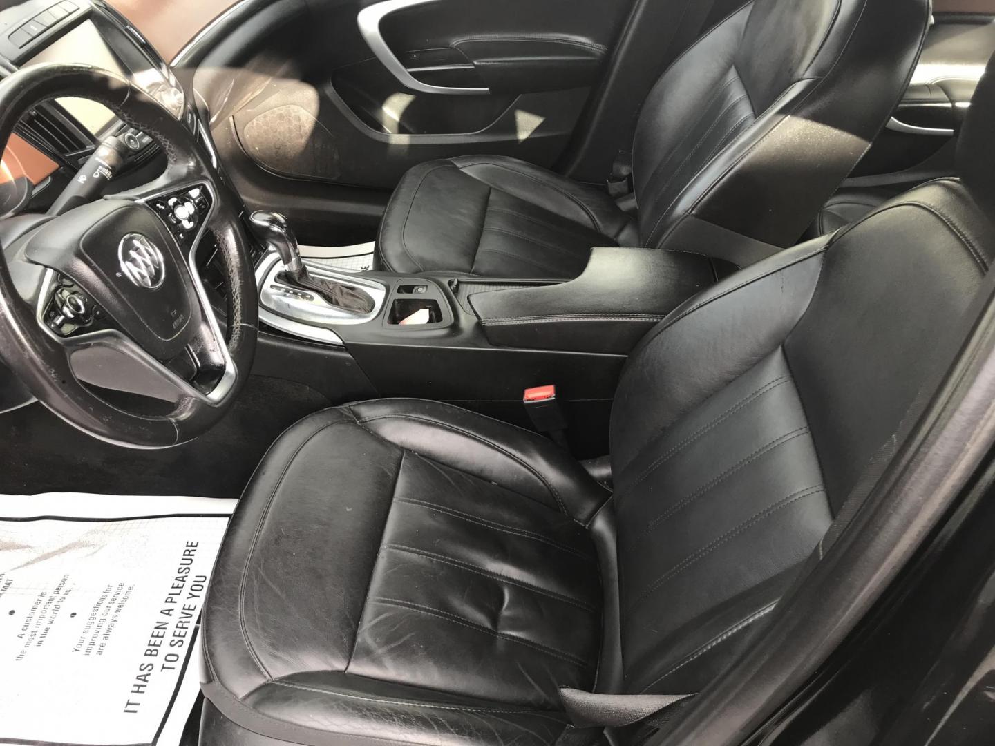 2017 Black /Black Buick Regal Leather AWD (2G4GM5EX9H9) with an 2.0L L4 DOHC 16V TURBO engine, 6A transmission, located at 577 Chester Pike, Prospect Park, PA, 19076, (610) 237-1015, 39.886154, -75.302338 - Photo#11