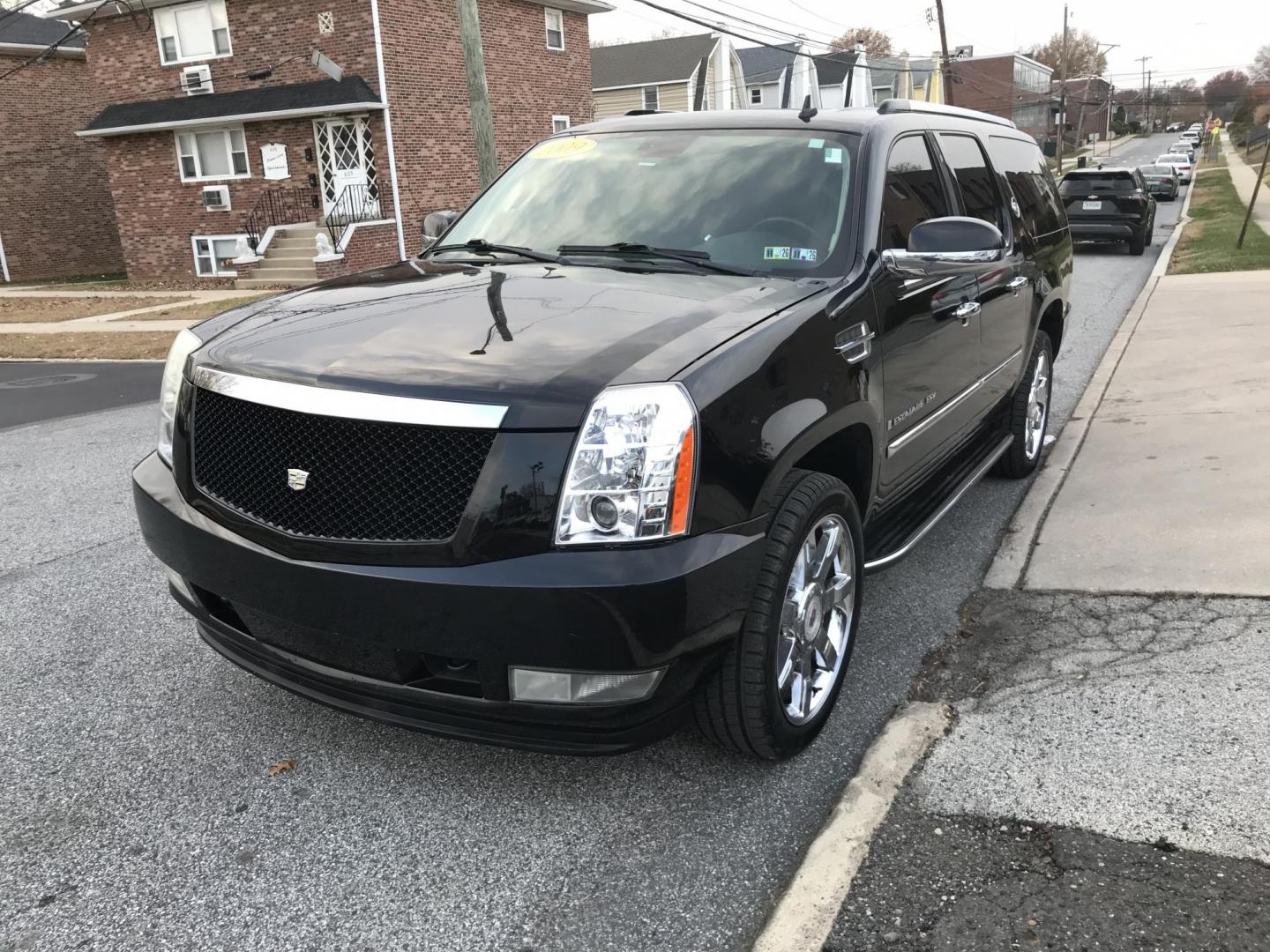 2009 Black /Black Cadillac Escalade ESV AWD (1GYFK26269R) with an 6.2L V8 OHV 16V FFV engine, 6-Speed Automatic transmission, located at 577 Chester Pike, Prospect Park, PA, 19076, (610) 237-1015, 39.886154, -75.302338 - 2009 Cadillac Escalade ESV: AWD, sunroof, backup camera, new PA inspection, SUPER CLEAN, runs LIKE NEW! This vehicle comes inspected and has been given a bumper to bumper safety check. It is very clean, reliable, and well maintained. We offer a unique pay plan that is known for being the easiest - Photo#3