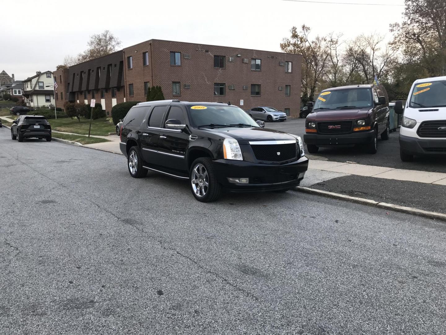 2009 Black /Black Cadillac Escalade ESV AWD (1GYFK26269R) with an 6.2L V8 OHV 16V FFV engine, 6-Speed Automatic transmission, located at 577 Chester Pike, Prospect Park, PA, 19076, (610) 237-1015, 39.886154, -75.302338 - 2009 Cadillac Escalade ESV: AWD, sunroof, backup camera, new PA inspection, SUPER CLEAN, runs LIKE NEW! This vehicle comes inspected and has been given a bumper to bumper safety check. It is very clean, reliable, and well maintained. We offer a unique pay plan that is known for being the easiest - Photo#1