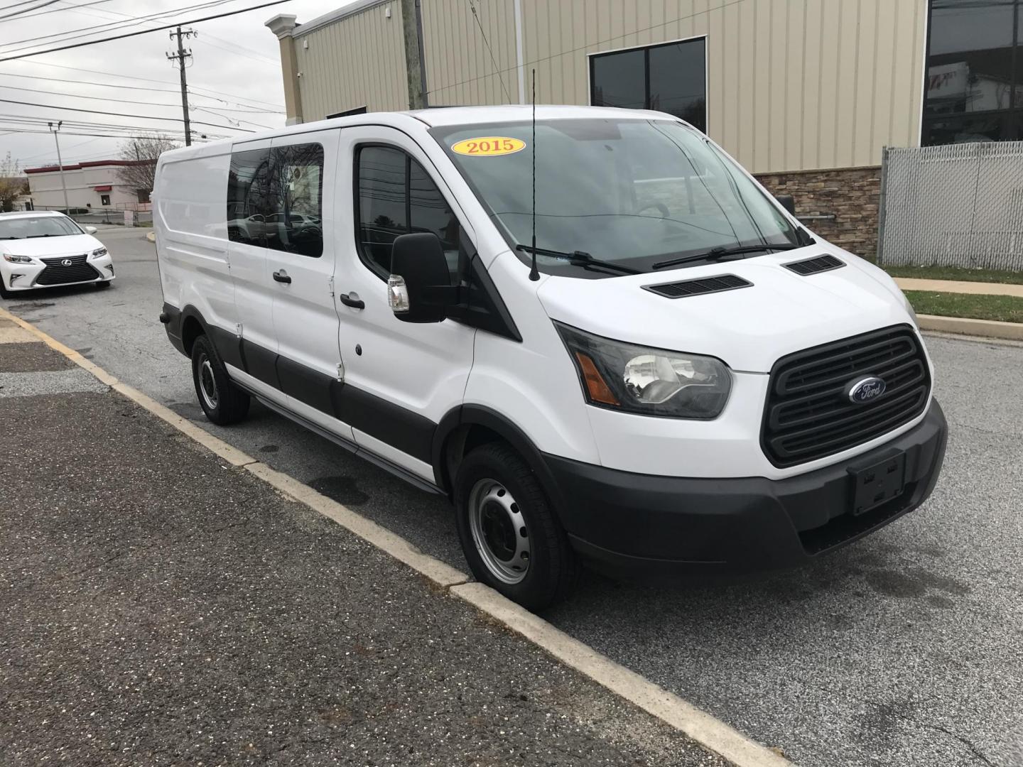 2015 White /Gray Ford Transit 250 Van Low Roof 60/40 Pass. 148-in. WB (1FTNR2ZM8FK) with an 3.7L V6 DOHC 24V engine, 6A transmission, located at 577 Chester Pike, Prospect Park, PA, 19076, (610) 237-1015, 39.886154, -75.302338 - 2015 Ford Transit 250: Extended wheelbase, multiple pieces of shelving, partition, FLEET MAINTAINED, runs LIKE NEW! This vehicle comes inspected and has been given a bumper to bumper safety check. It is very clean, reliable, and well maintained. We offer a unique pay plan that is known for being - Photo#3