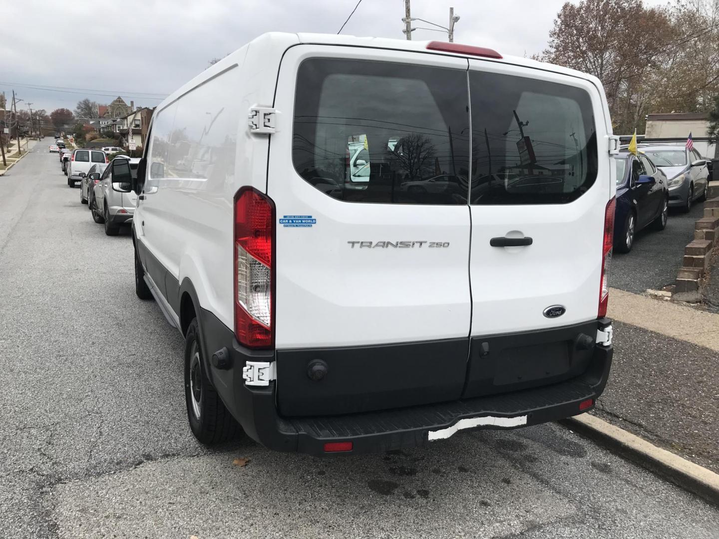 2015 White /Gray Ford Transit 250 Van Low Roof 60/40 Pass. 148-in. WB (1FTNR2ZM8FK) with an 3.7L V6 DOHC 24V engine, 6A transmission, located at 577 Chester Pike, Prospect Park, PA, 19076, (610) 237-1015, 39.886154, -75.302338 - 2015 Ford Transit 250: Extended wheelbase, multiple pieces of shelving, partition, FLEET MAINTAINED, runs LIKE NEW! This vehicle comes inspected and has been given a bumper to bumper safety check. It is very clean, reliable, and well maintained. We offer a unique pay plan that is known for being - Photo#5