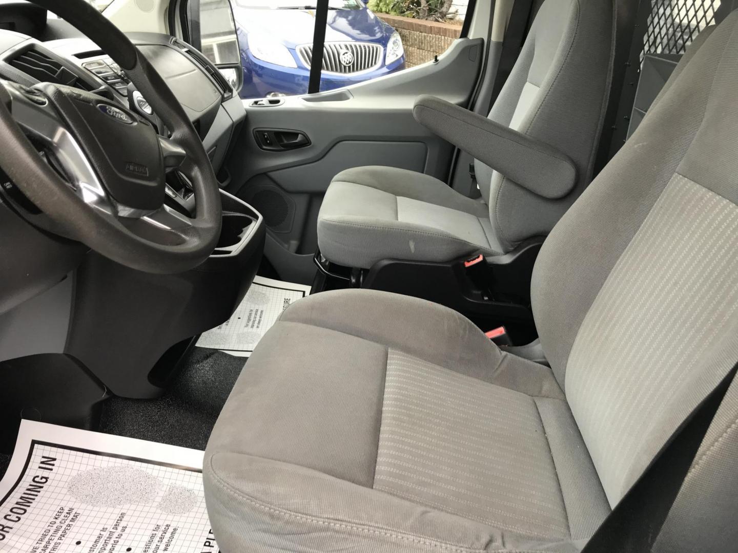 2015 White /Gray Ford Transit 250 Van Low Roof 60/40 Pass. 148-in. WB (1FTNR2ZM8FK) with an 3.7L V6 DOHC 24V engine, 6A transmission, located at 577 Chester Pike, Prospect Park, PA, 19076, (610) 237-1015, 39.886154, -75.302338 - 2015 Ford Transit 250: Extended wheelbase, multiple pieces of shelving, partition, FLEET MAINTAINED, runs LIKE NEW! This vehicle comes inspected and has been given a bumper to bumper safety check. It is very clean, reliable, and well maintained. We offer a unique pay plan that is known for being - Photo#9