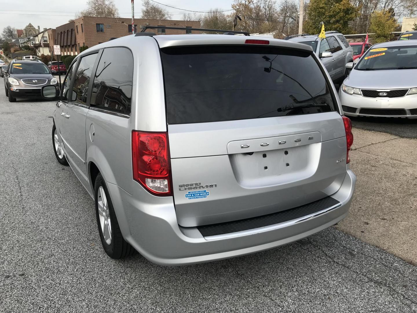 2011 Silver /Black Dodge Grand Caravan Crew (2D4RN5DG9BR) with an 3.6L V6 DOHC 24V engine, 6-Speed Automatic transmission, located at 577 Chester Pike, Prospect Park, PA, 19076, (610) 237-1015, 39.886154, -75.302338 - 2011 Dodge Grand Caravan Crew: Backup camera, stow and go seating, new PA inspection, SUPER CLEAN, runs LIKE NEW! This vehicle comes inspected and has been given a bumper to bumper safety check. It is very clean, reliable, and well maintained. We offer a unique pay plan that is known for being th - Photo#5
