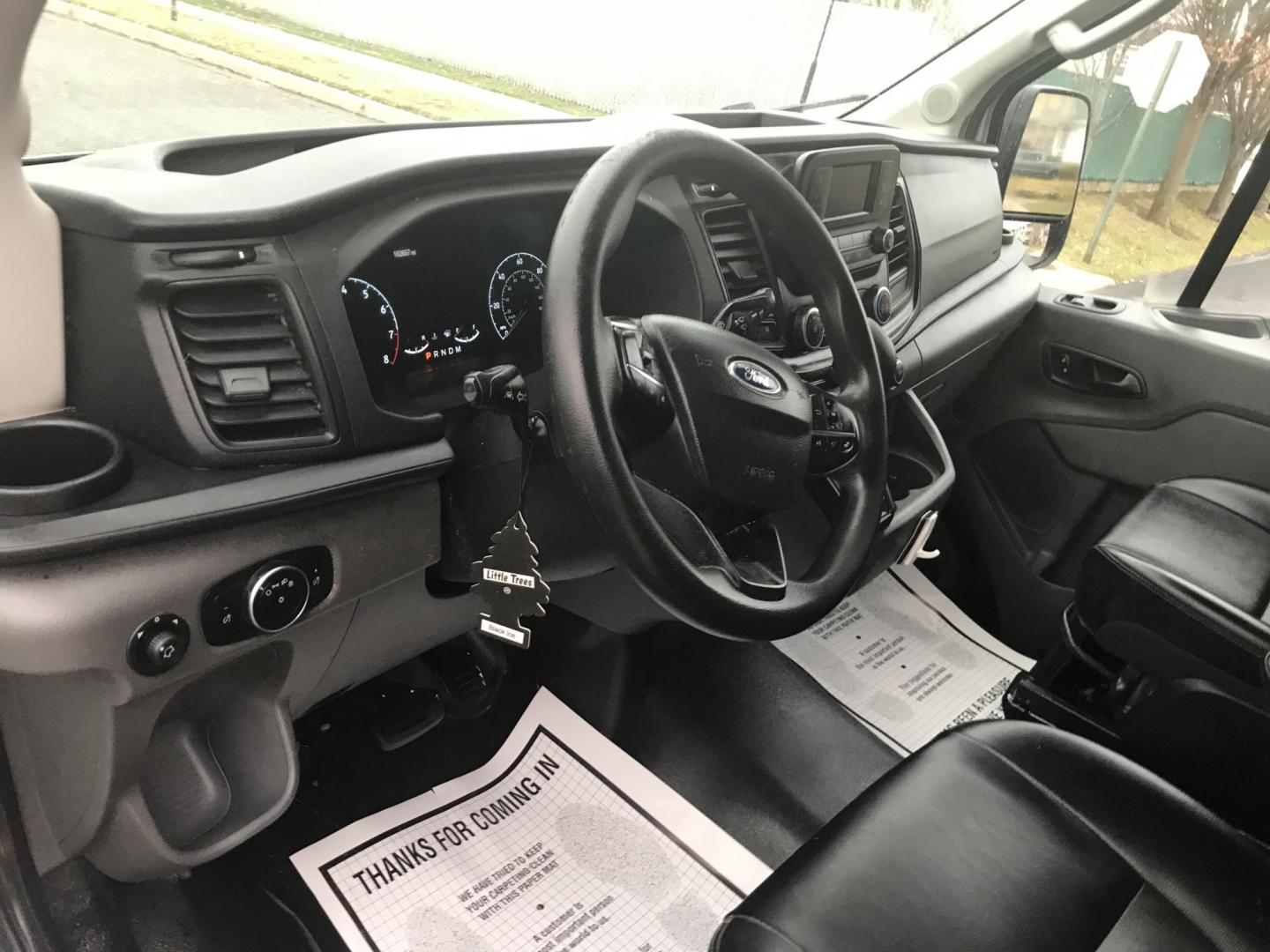 2020 White /Gray Ford Transit 250 Van Med. Roof w/Sliding Pass. 148-in. WB (1FTBR2C82LK) with an 3.5L V6 DOHC 24V engine, 6A transmission, located at 577 Chester Pike, Prospect Park, PA, 19076, (610) 237-1015, 39.886154, -75.302338 - 2020 Ford Transit Medium Roof: Has multiple pieces of shelving, backup camera, partition, new PA inspection, FLEET MAINTAINED This vehicle comes inspected and has been given a bumper to bumper safety check. It is very clean, reliable, and well maintained. We offer a unique pay plan that is known - Photo#10