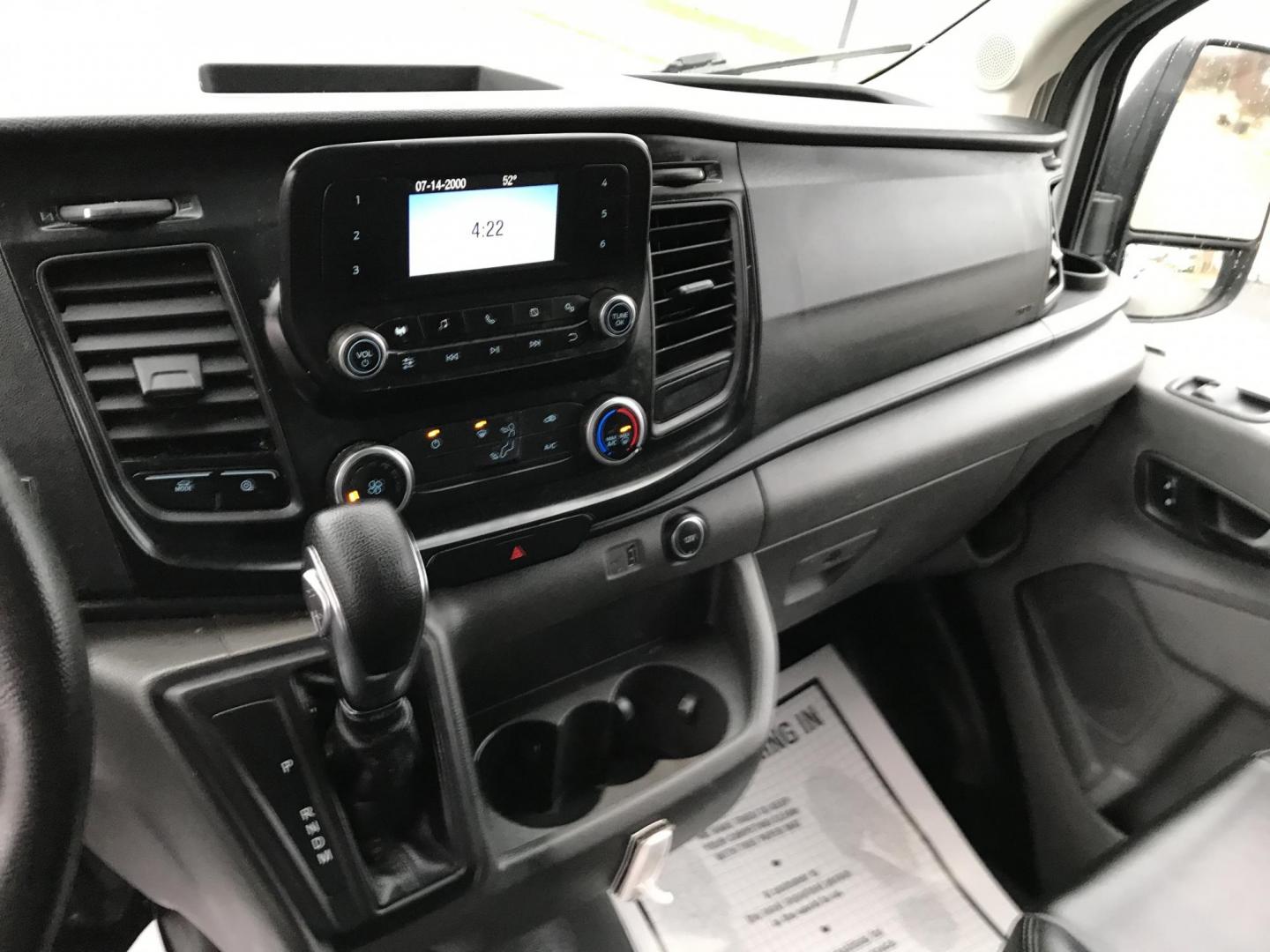 2020 White /Gray Ford Transit 250 Van Med. Roof w/Sliding Pass. 148-in. WB (1FTBR2C82LK) with an 3.5L V6 DOHC 24V engine, 6A transmission, located at 577 Chester Pike, Prospect Park, PA, 19076, (610) 237-1015, 39.886154, -75.302338 - 2020 Ford Transit Medium Roof: Has multiple pieces of shelving, backup camera, partition, new PA inspection, FLEET MAINTAINED This vehicle comes inspected and has been given a bumper to bumper safety check. It is very clean, reliable, and well maintained. We offer a unique pay plan that is known - Photo#12